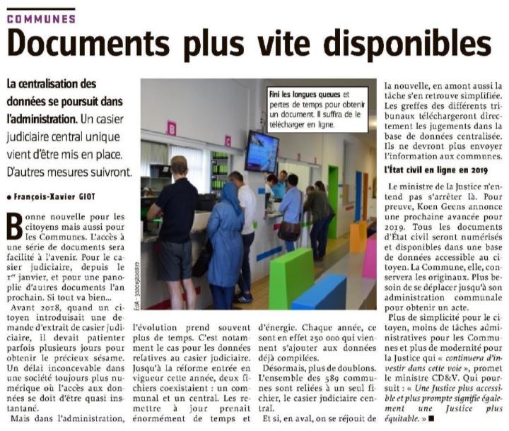 Documents plus vite disponibles