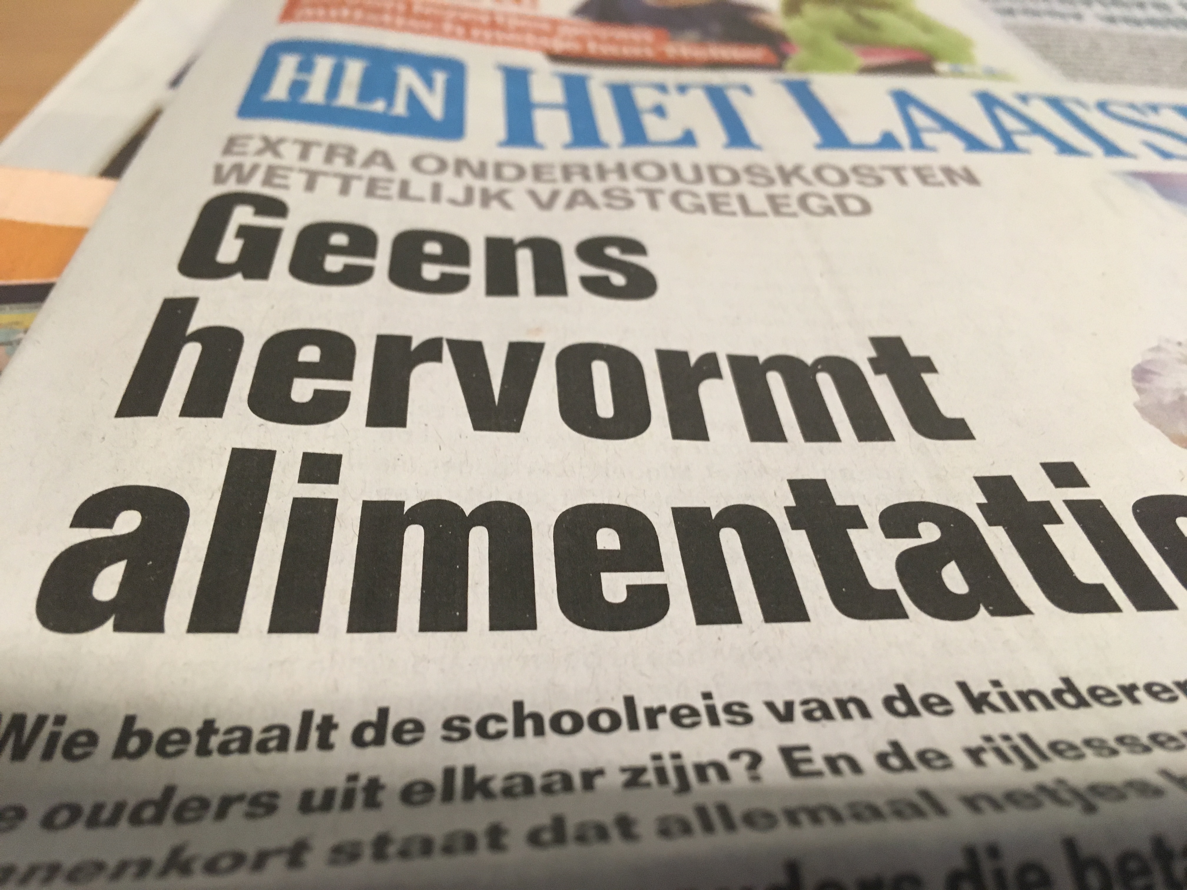 Gedaan met smeken om centen bij ex