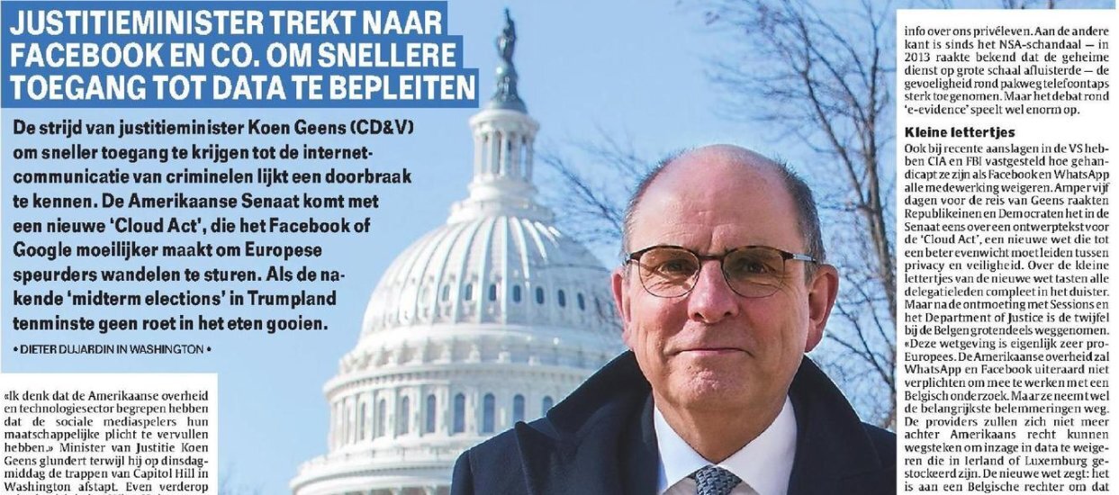 ​Geens vs. de internetreuzen