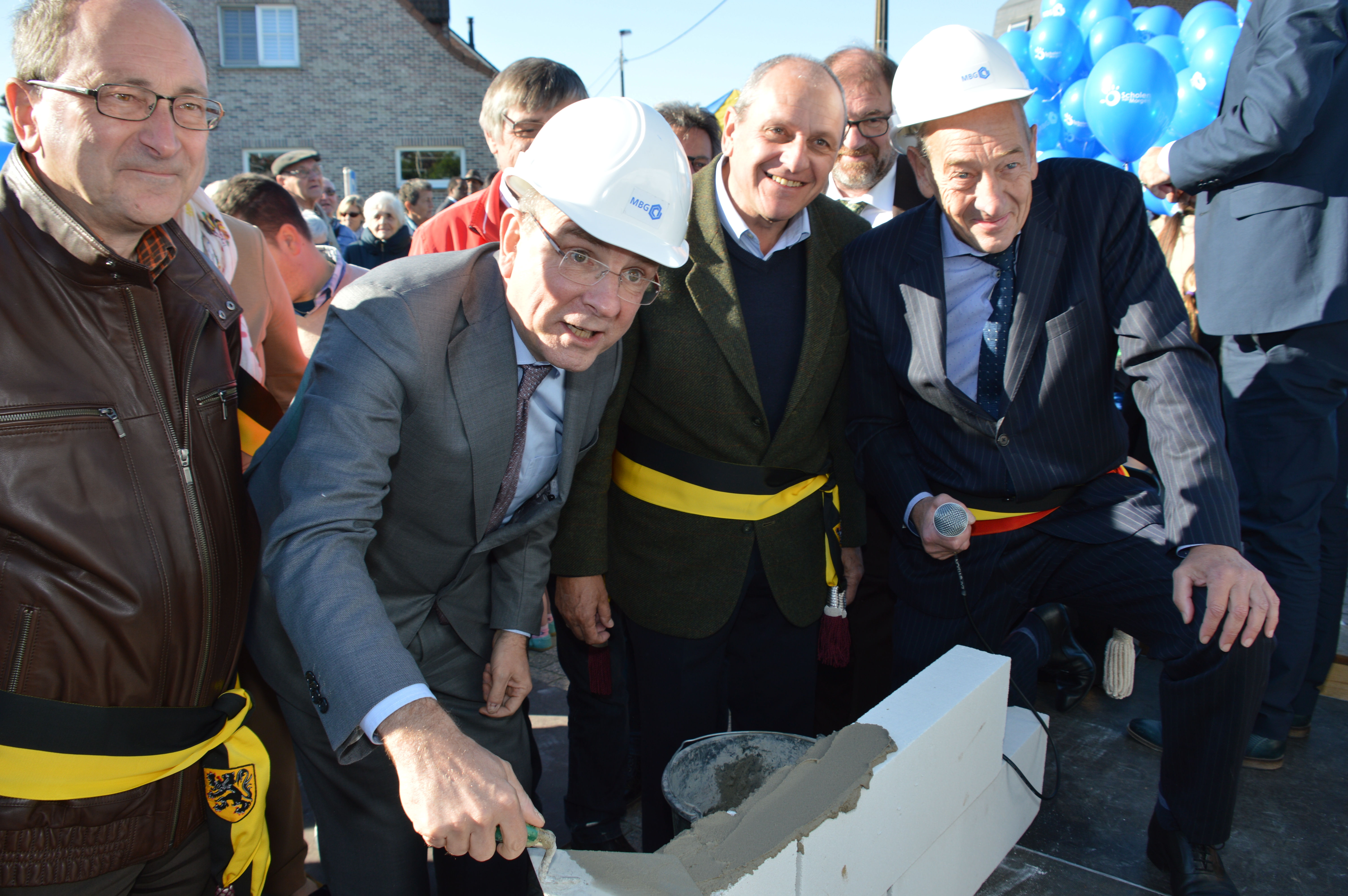 Eerste steen gelegd voor nieuwbouw 