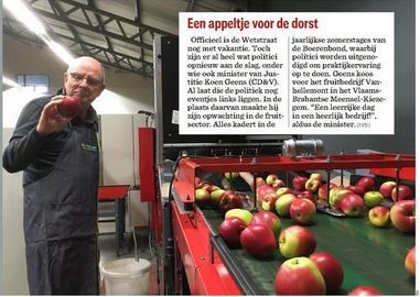 ​Een appeltje voor de dorst