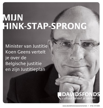 Lezing van minister van Justitie Koen Geens: Mijn hink-stap-sprong