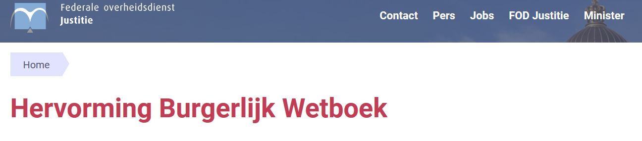 Hervorming Burgerlijk Wetboek: geef je mening 