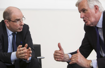 Koen Geens en Michel Barnier