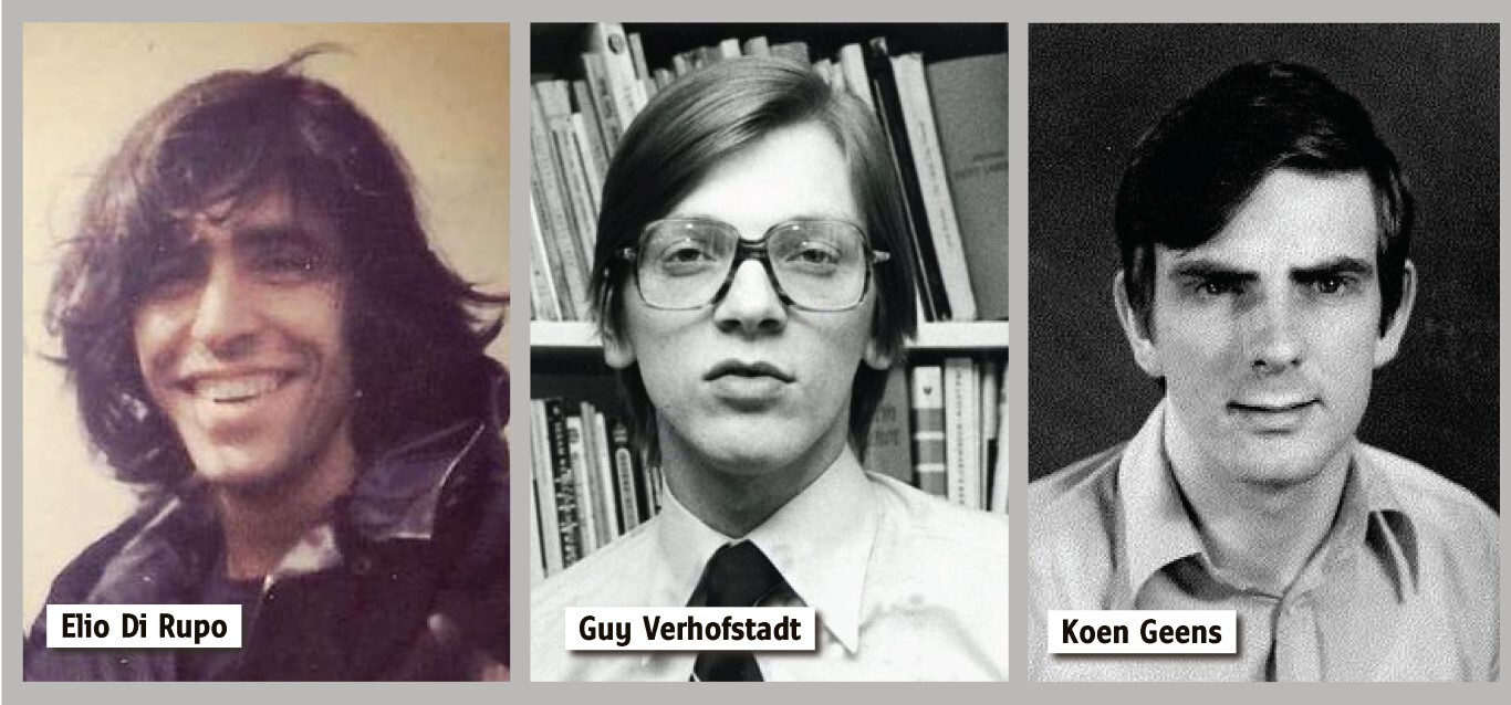 Minister Geens als student