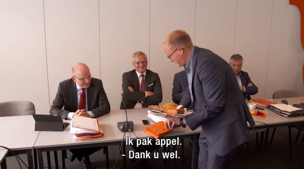 Sven De Leijer op pad met Minister Geens