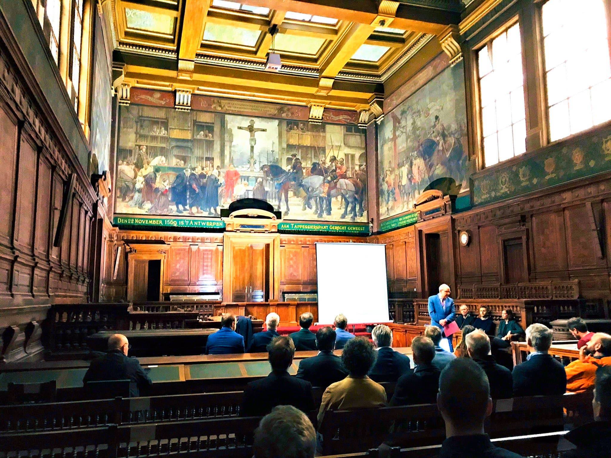 Les travaux de restauration et de rénovation du palais de justice sis Britselei à Anvers débuteront en novembre 2019