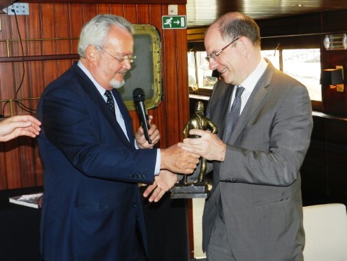 Minister Geens op bezoek in de haven van Antwerpen