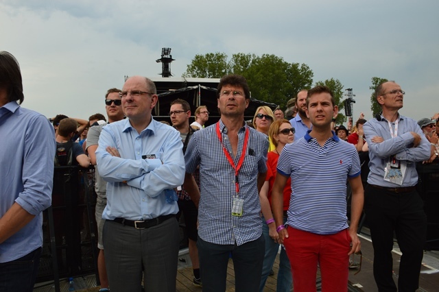 Minister Koen Geens bezoekt festivalweide