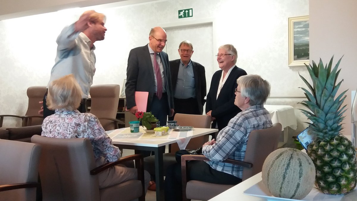 Minister Geens bezoekt De Wingerd op Wereld Alzheimerdag