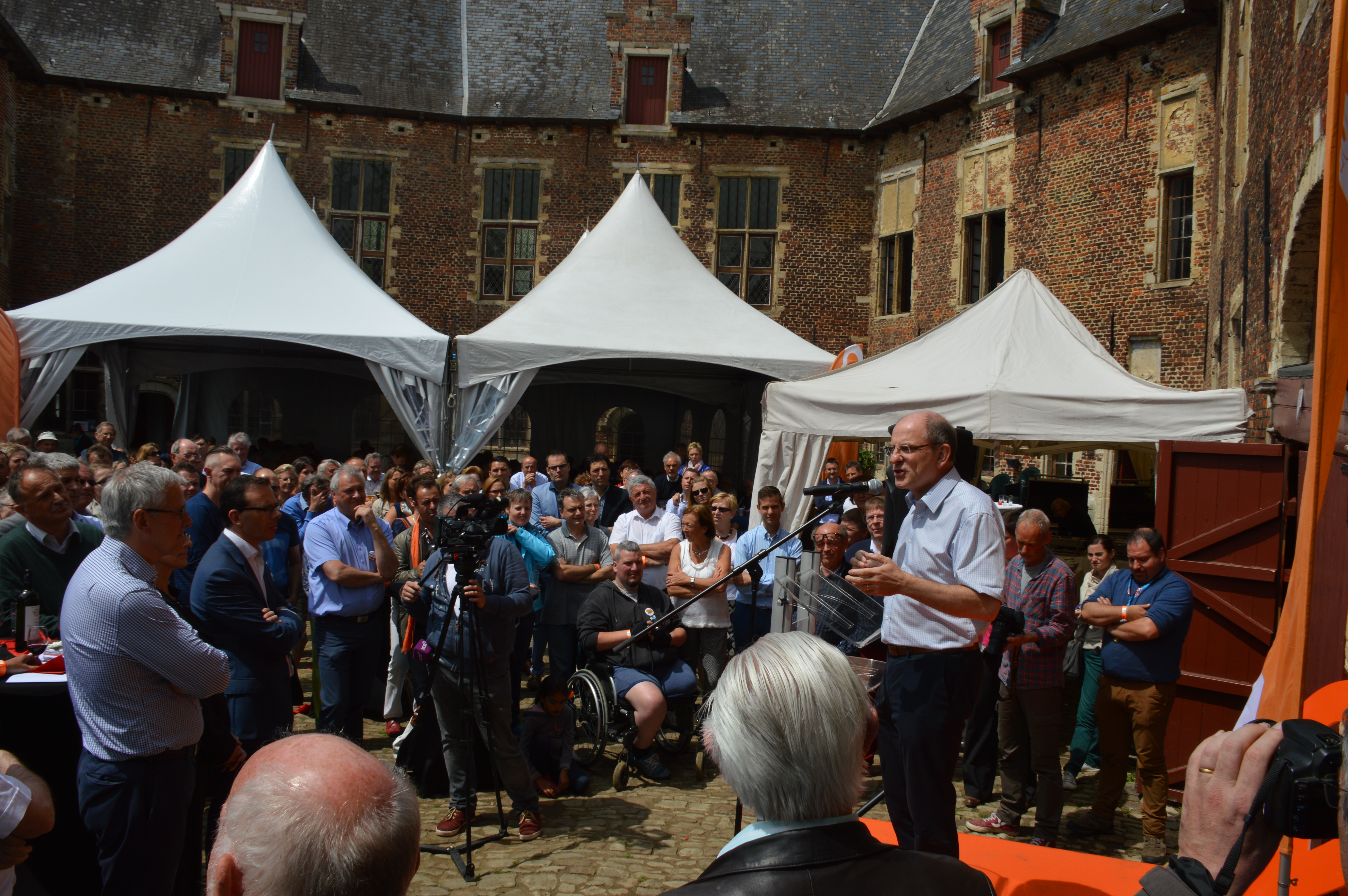 Midzomerfeest van minister Koen Geens in Kasteel van Horst
