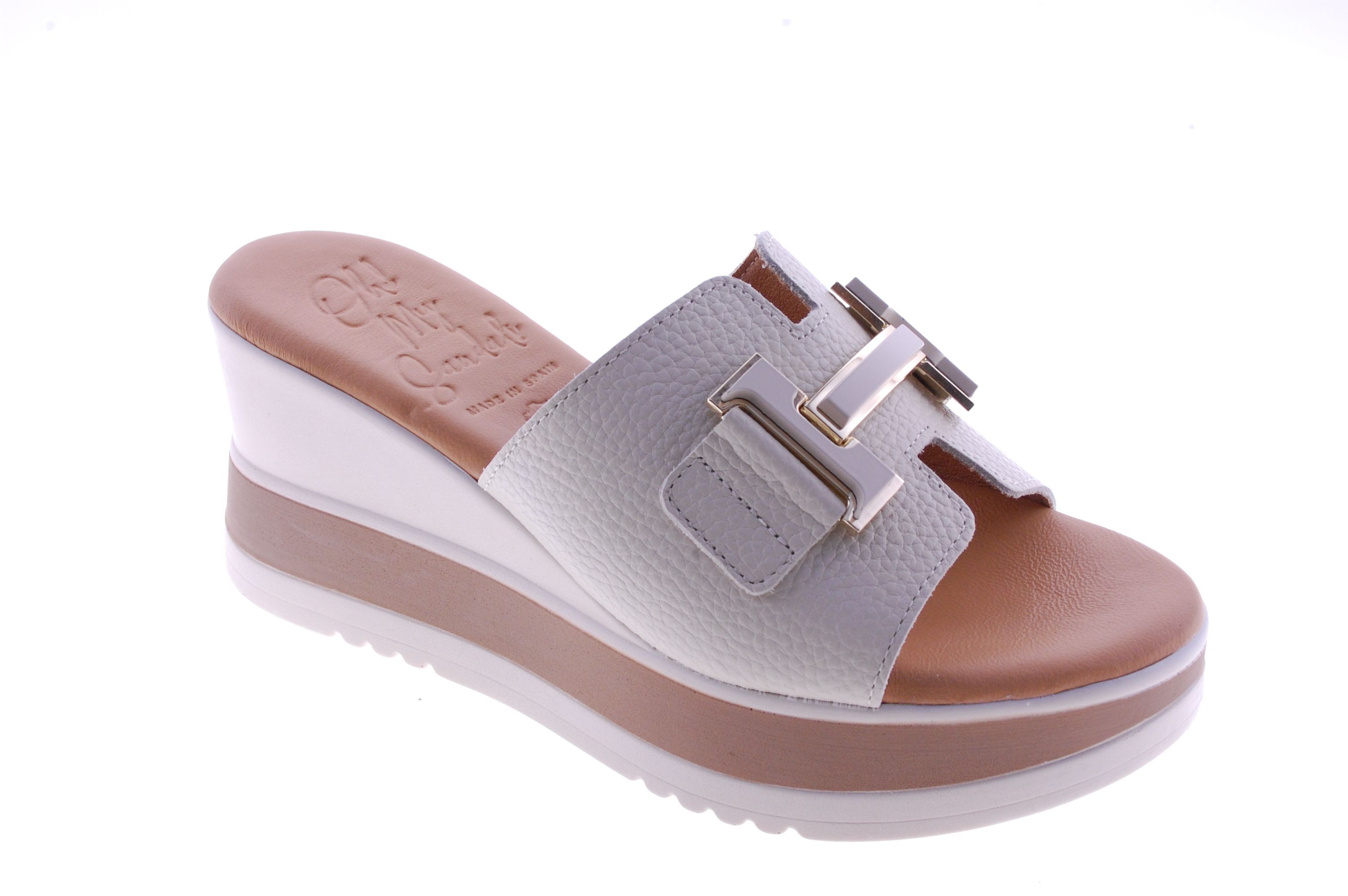 Oh My Sandals ! - Muil - Leder - Beige