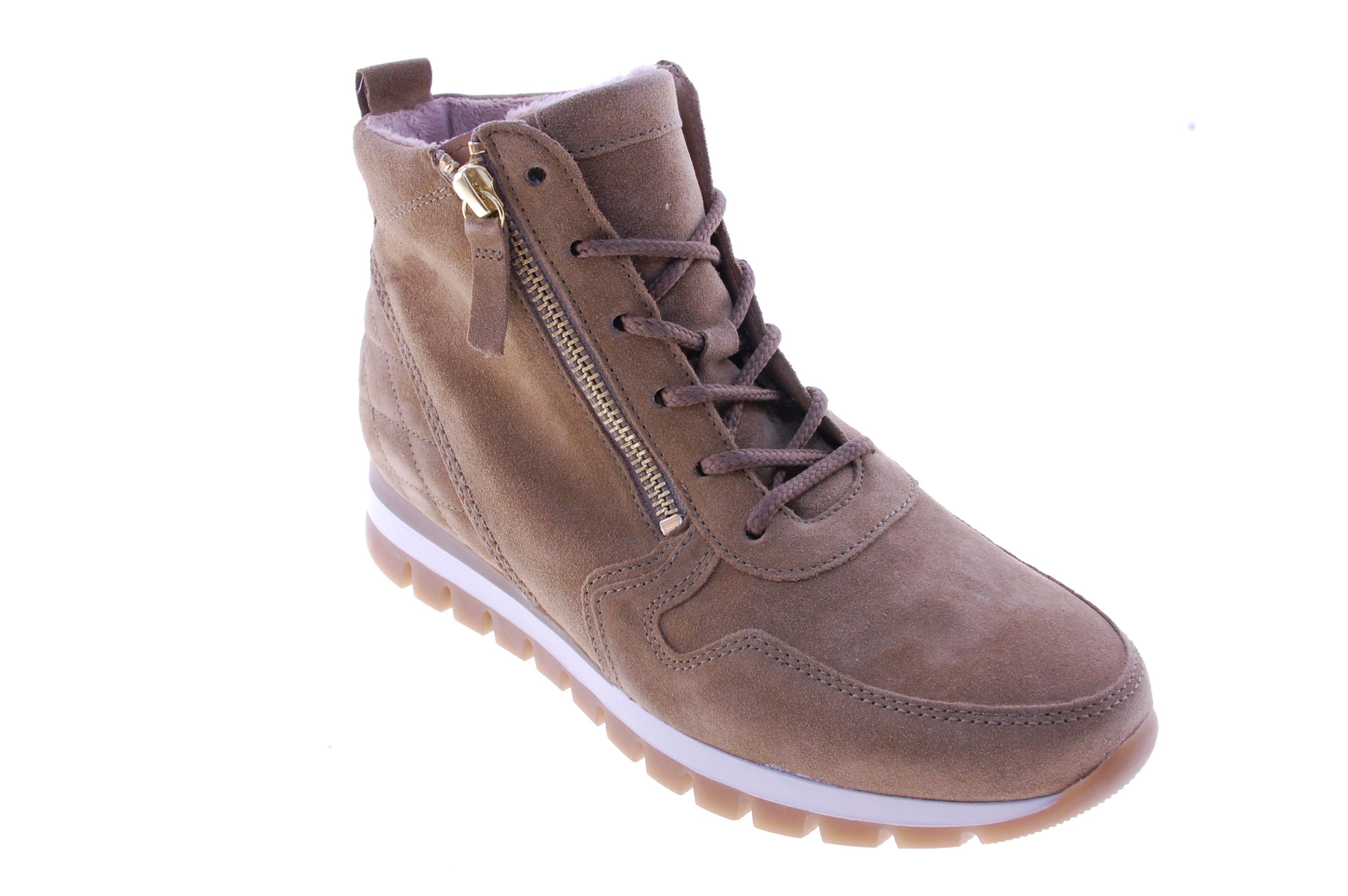 Gabor - Enkellaars - Suede - Taupe