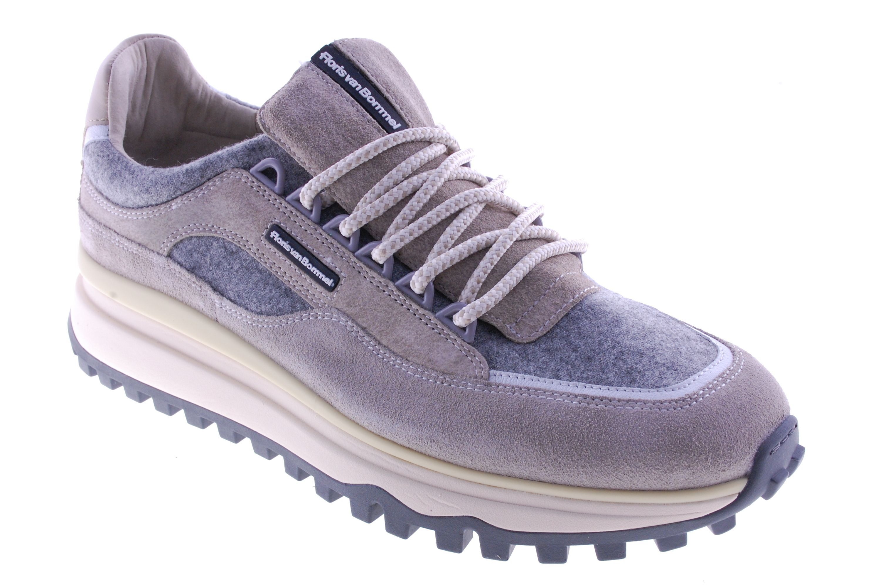 Floris Van Bommel - Sneaker - Nubuck - Grijs