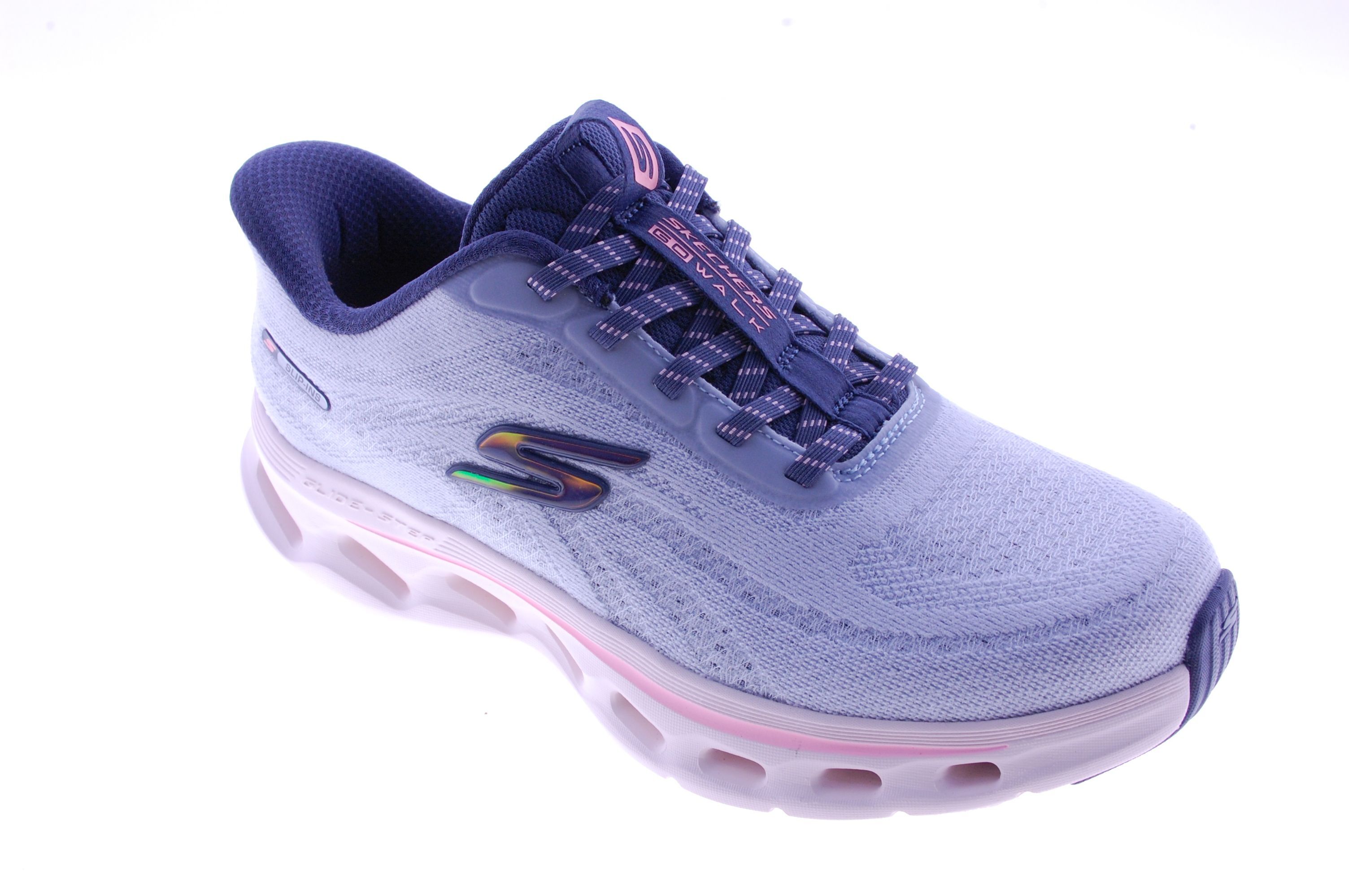 Skechers - Slip In - Stof - Lichtblauw