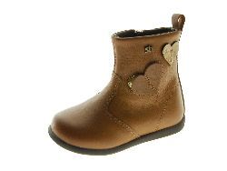 Stones And Bones Cognac Leder Bottin voor kids meisjes | Schoenen Ruytings
