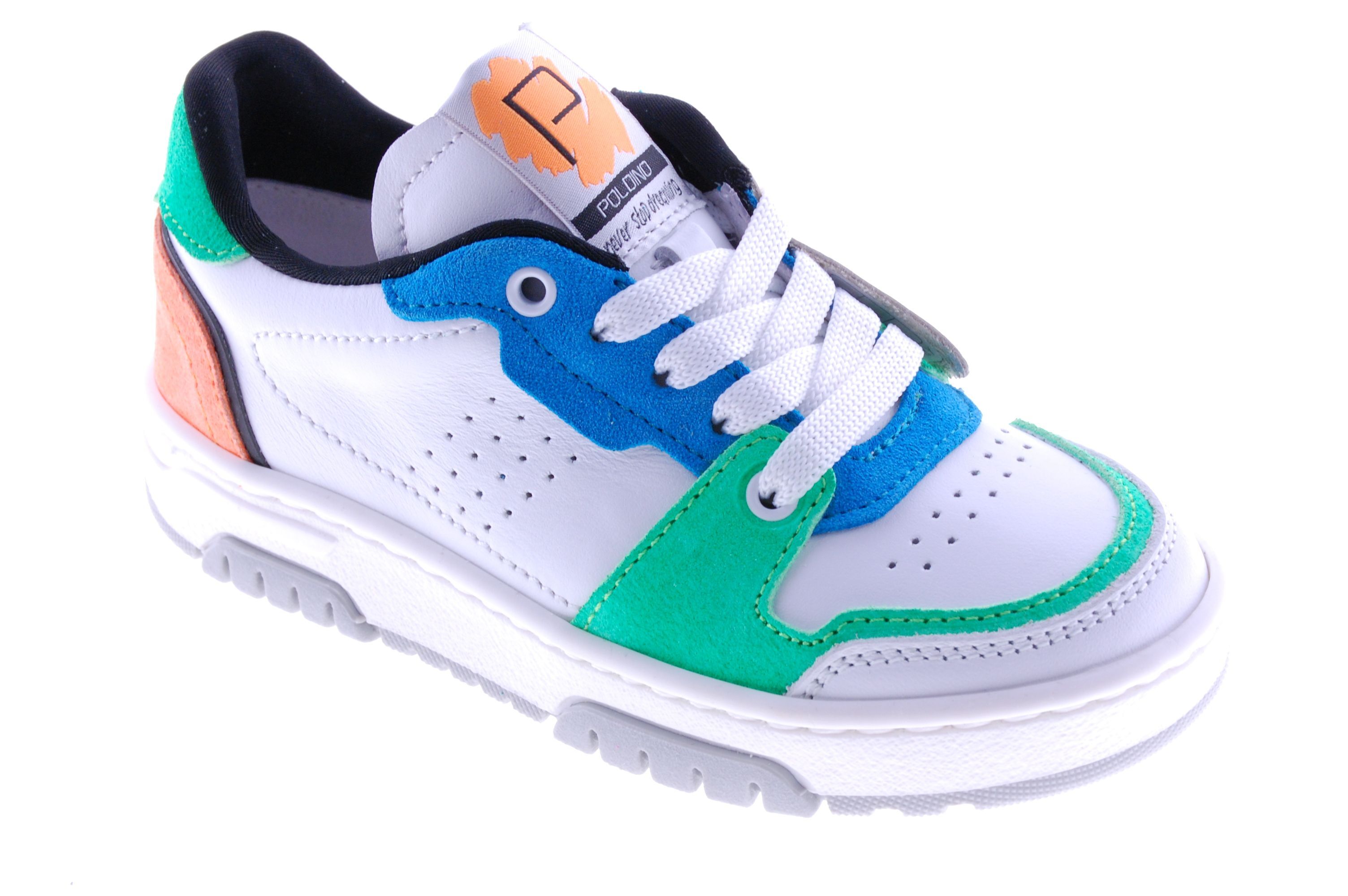 Poldino - Sneaker - Leder - Groen