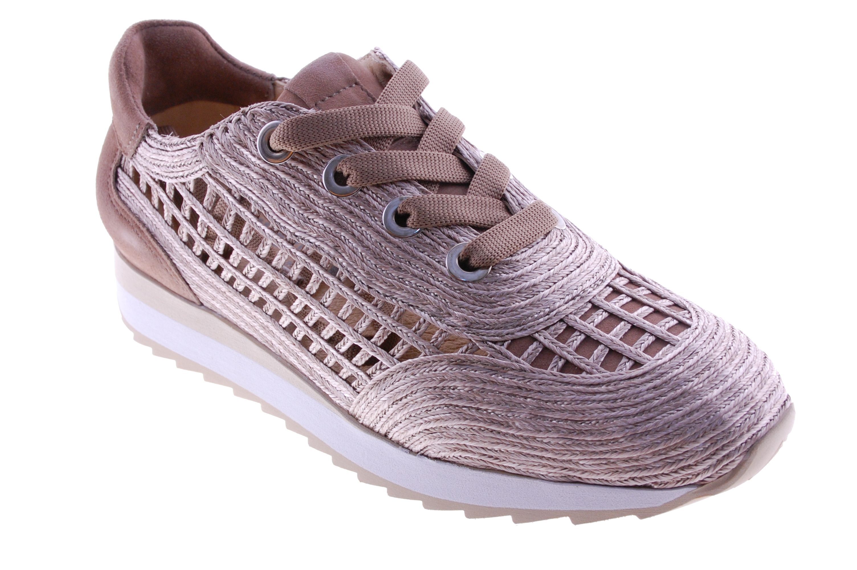 Softwaves - Sneaker - Raffia - Brons