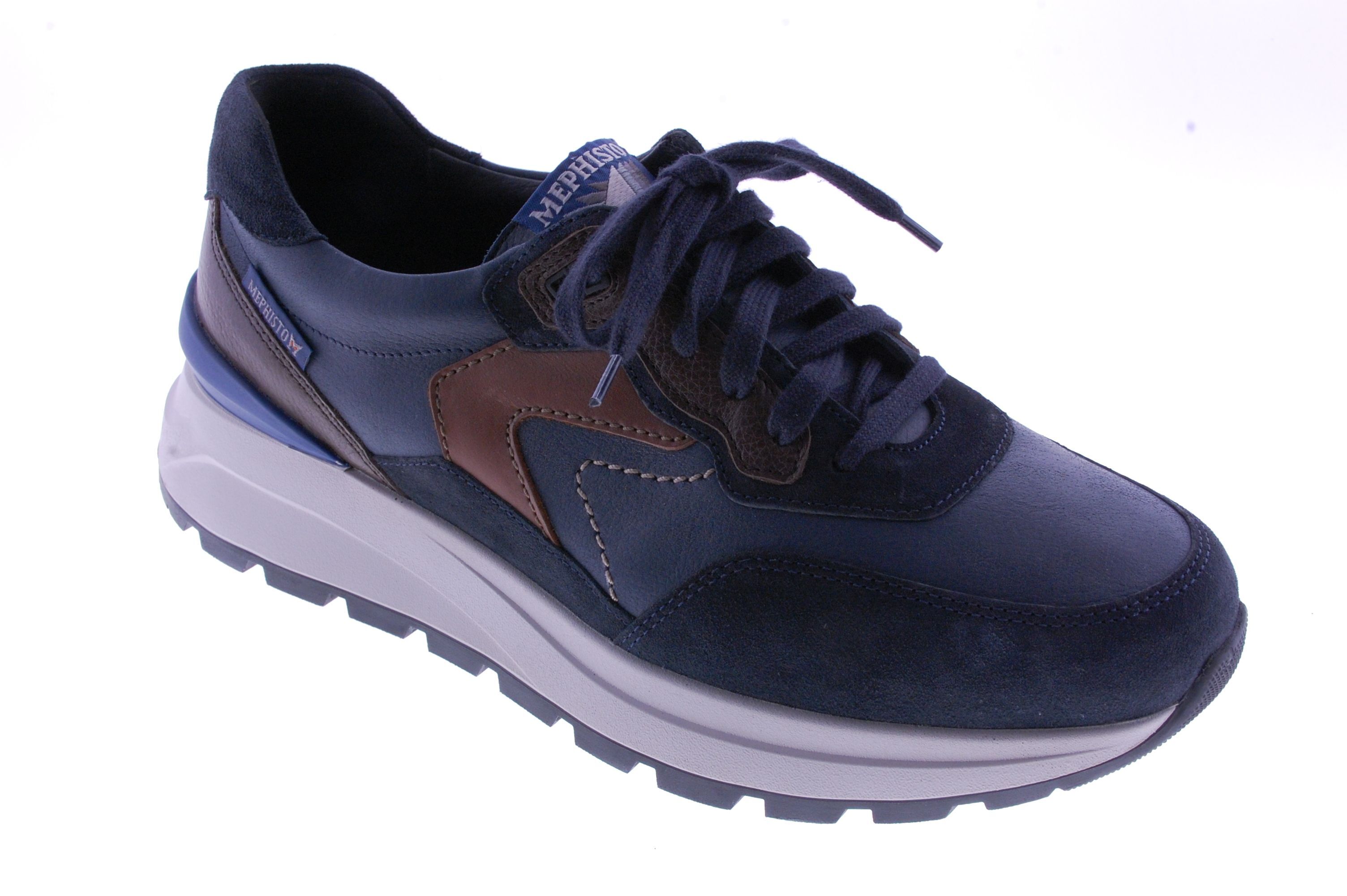 Mephisto - Sneaker - Nubuck - Blauw