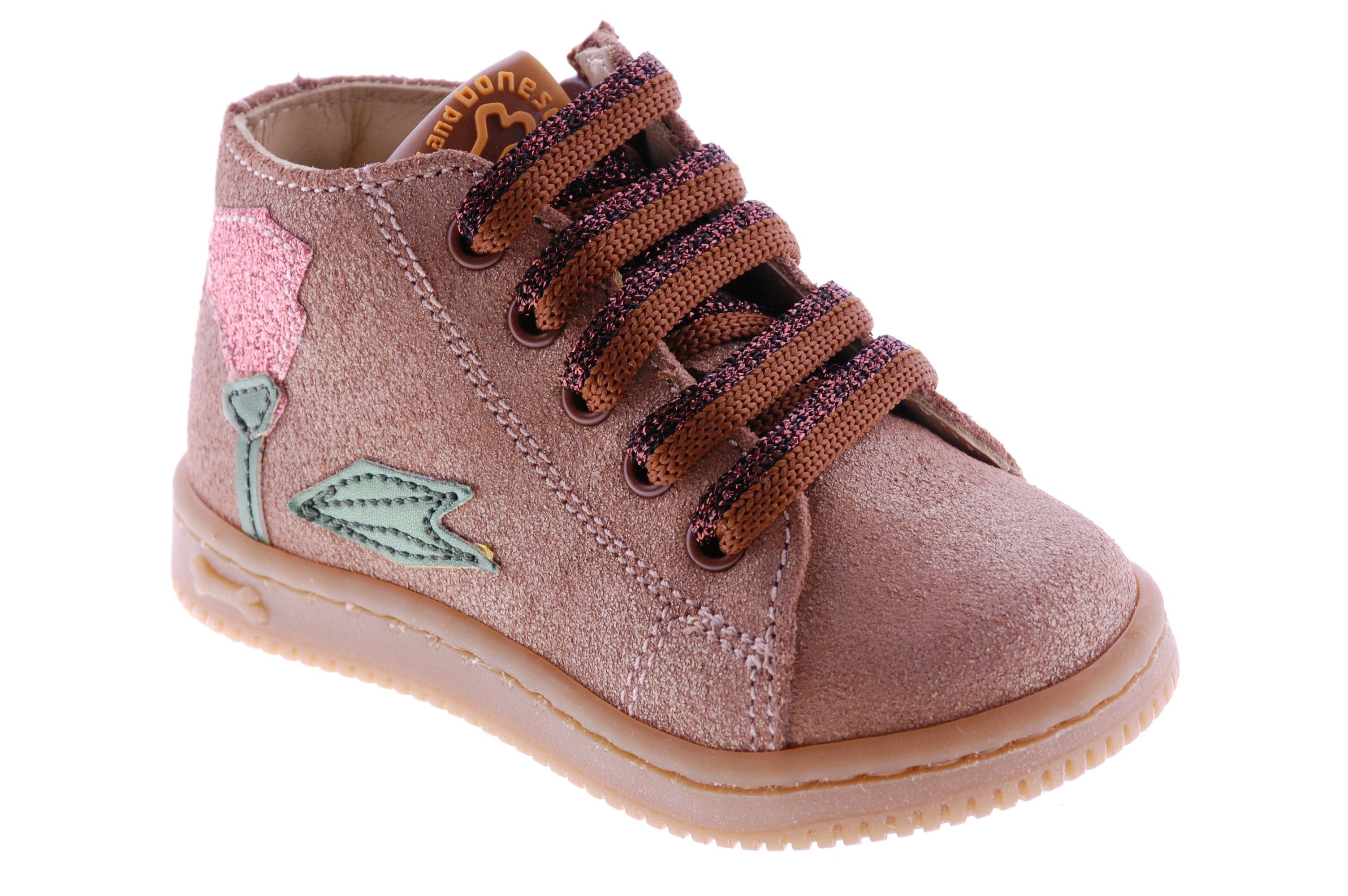 Stones And Bones - Bottin - Nubuck - Roze