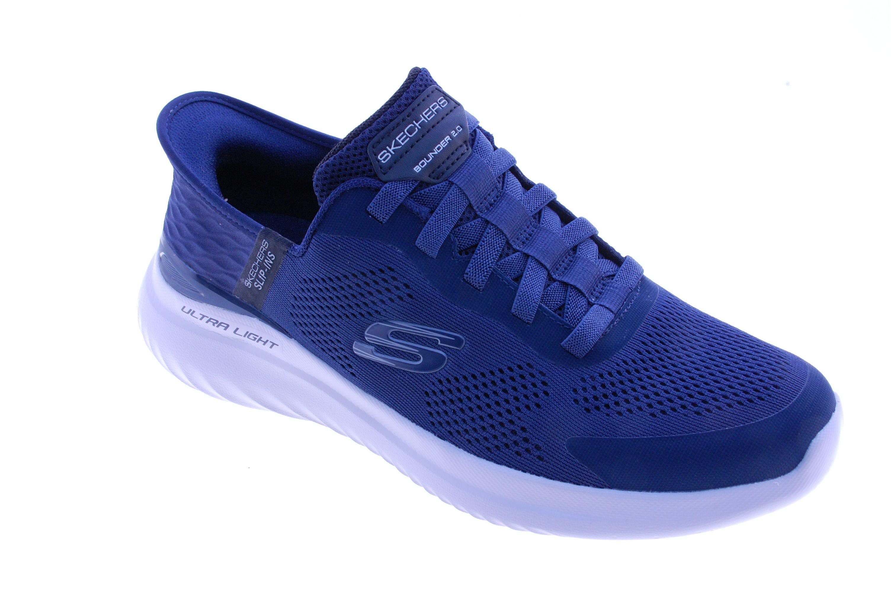 Skechers - Slip In - Stof - Blauw