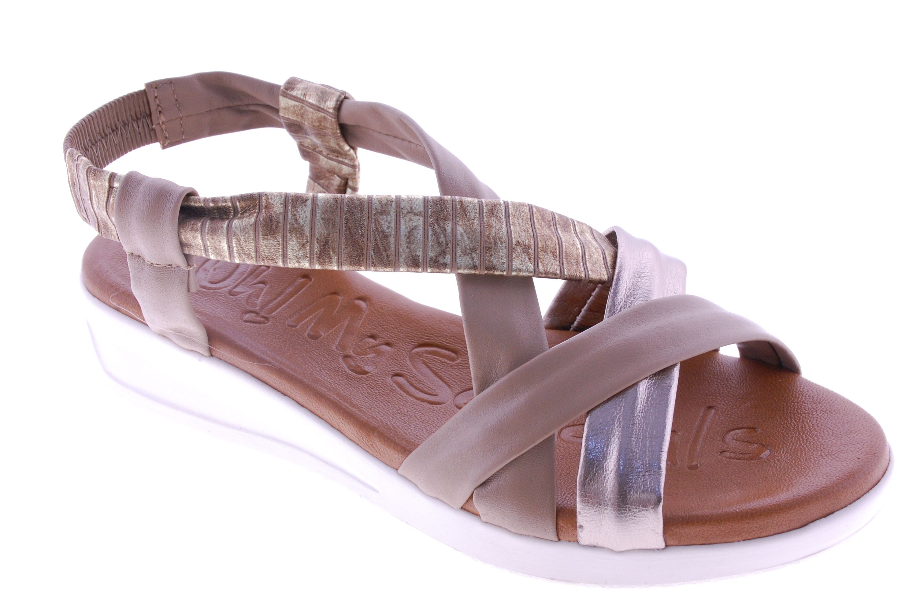 Oh My Sandals ! - Sandaal - Leder - Taupe