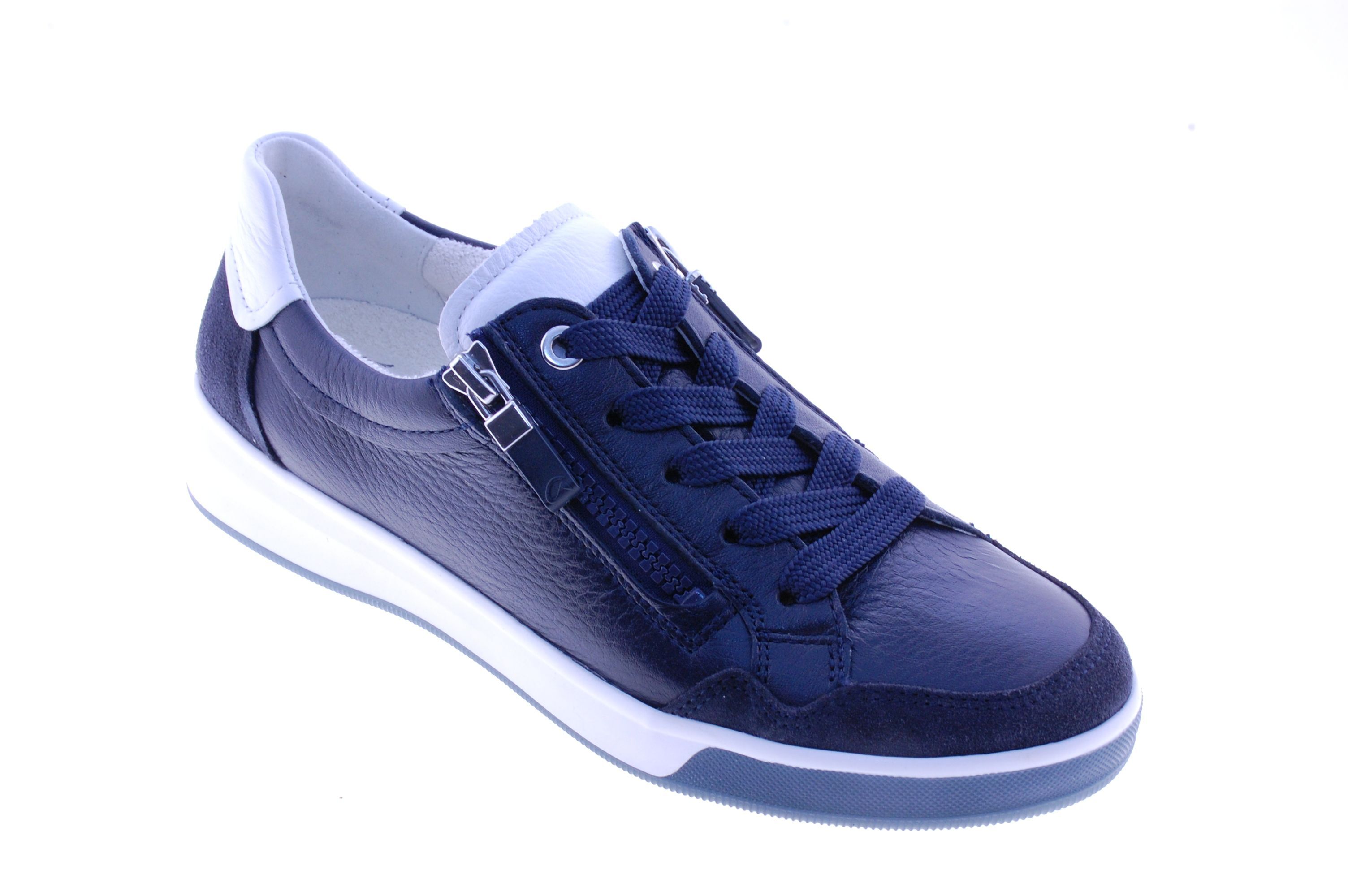 Ara - Sneaker - Leder - Blauw