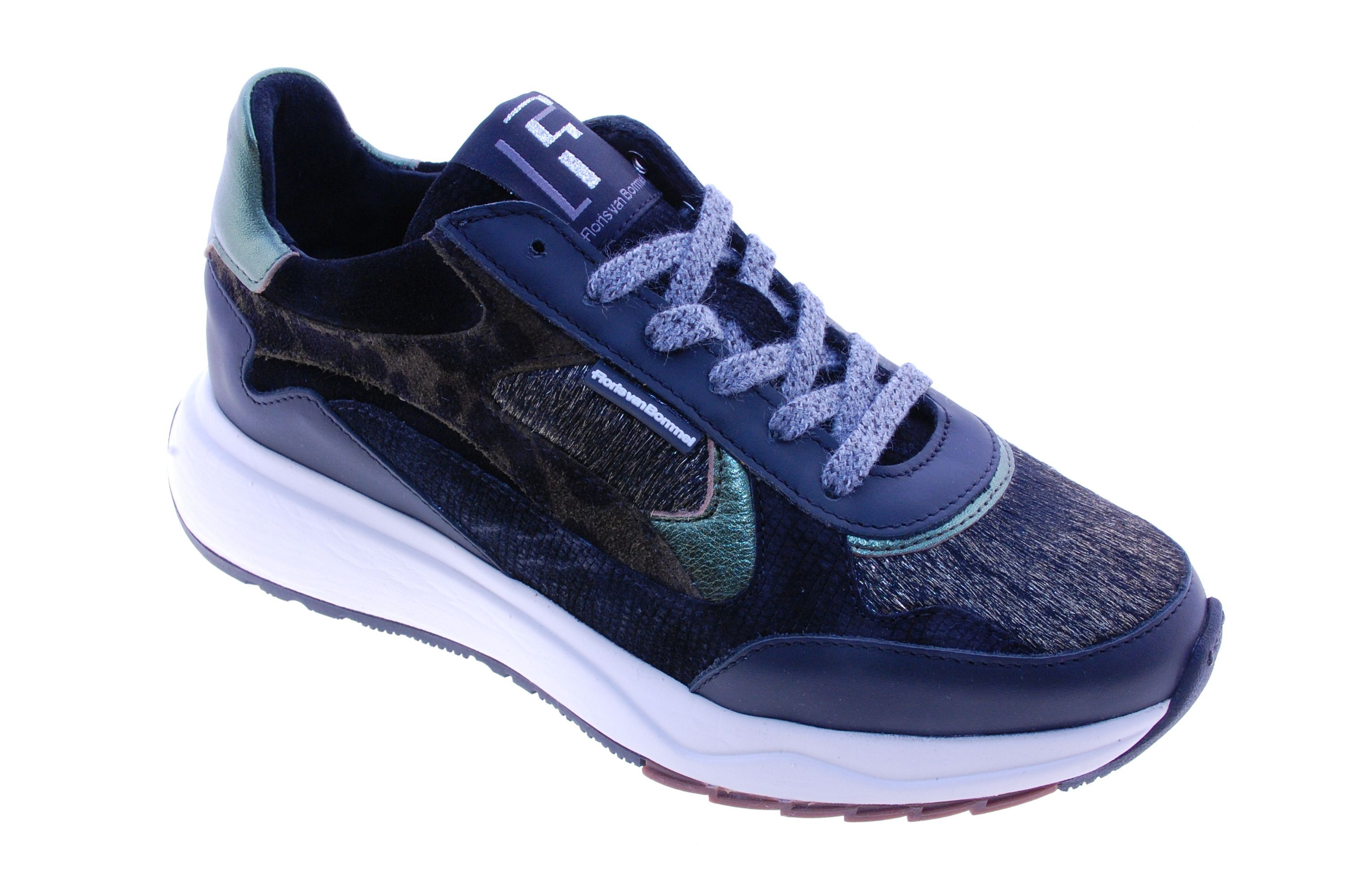 Floris Van Bommel - Sneaker - Leder - Zwart