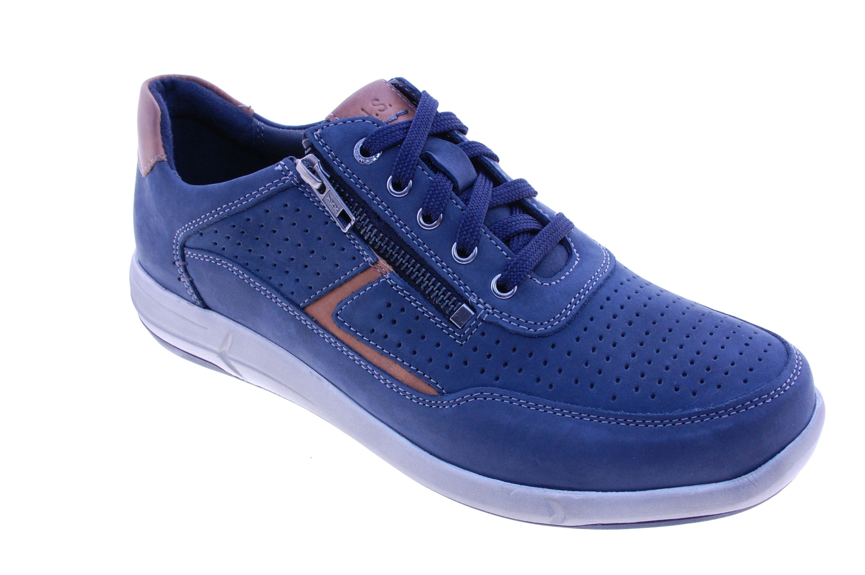 Josef Seibel - Sneaker - Nubuck - Blauw