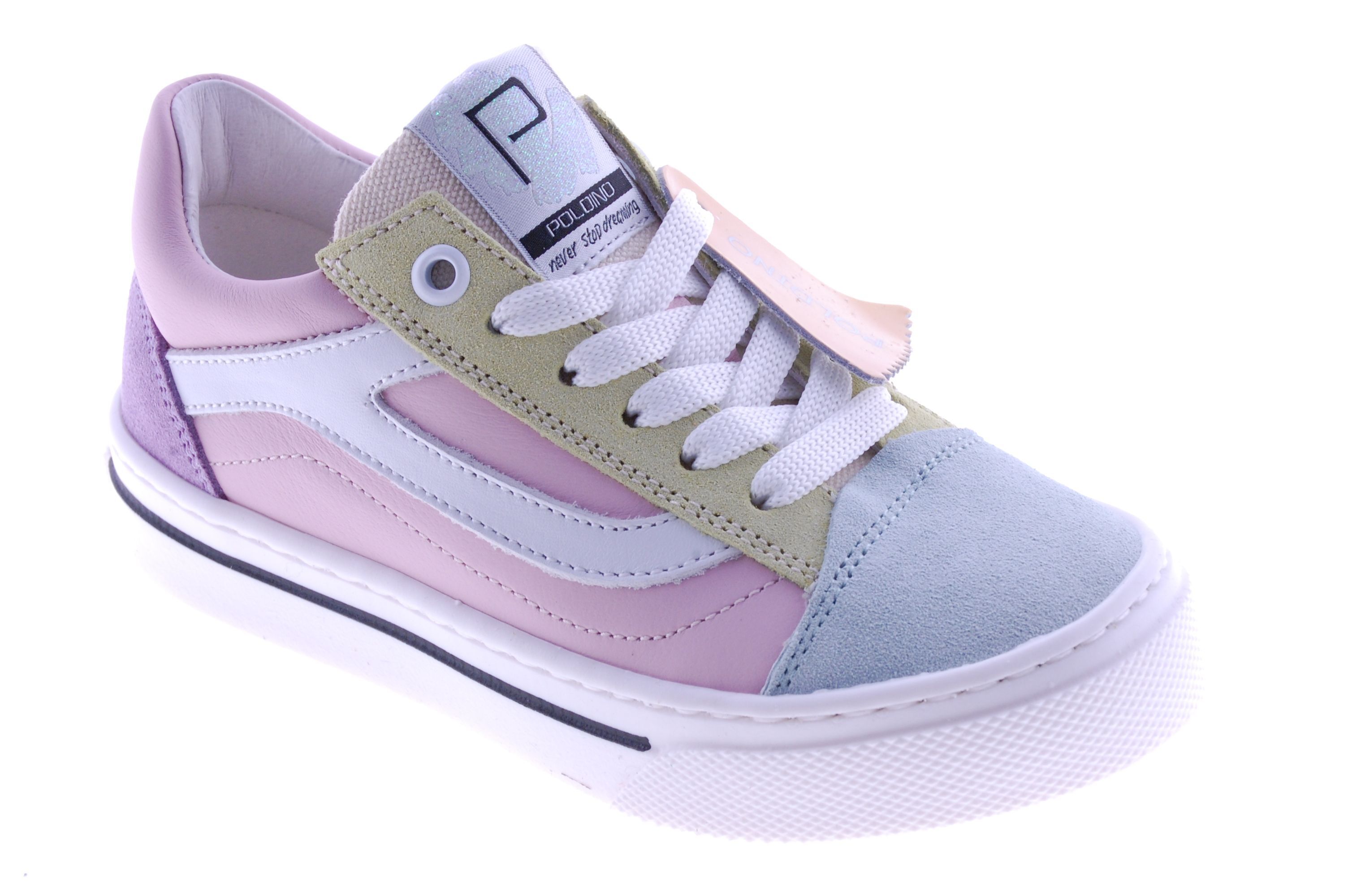 Poldino - Sneaker - Leder - Roze