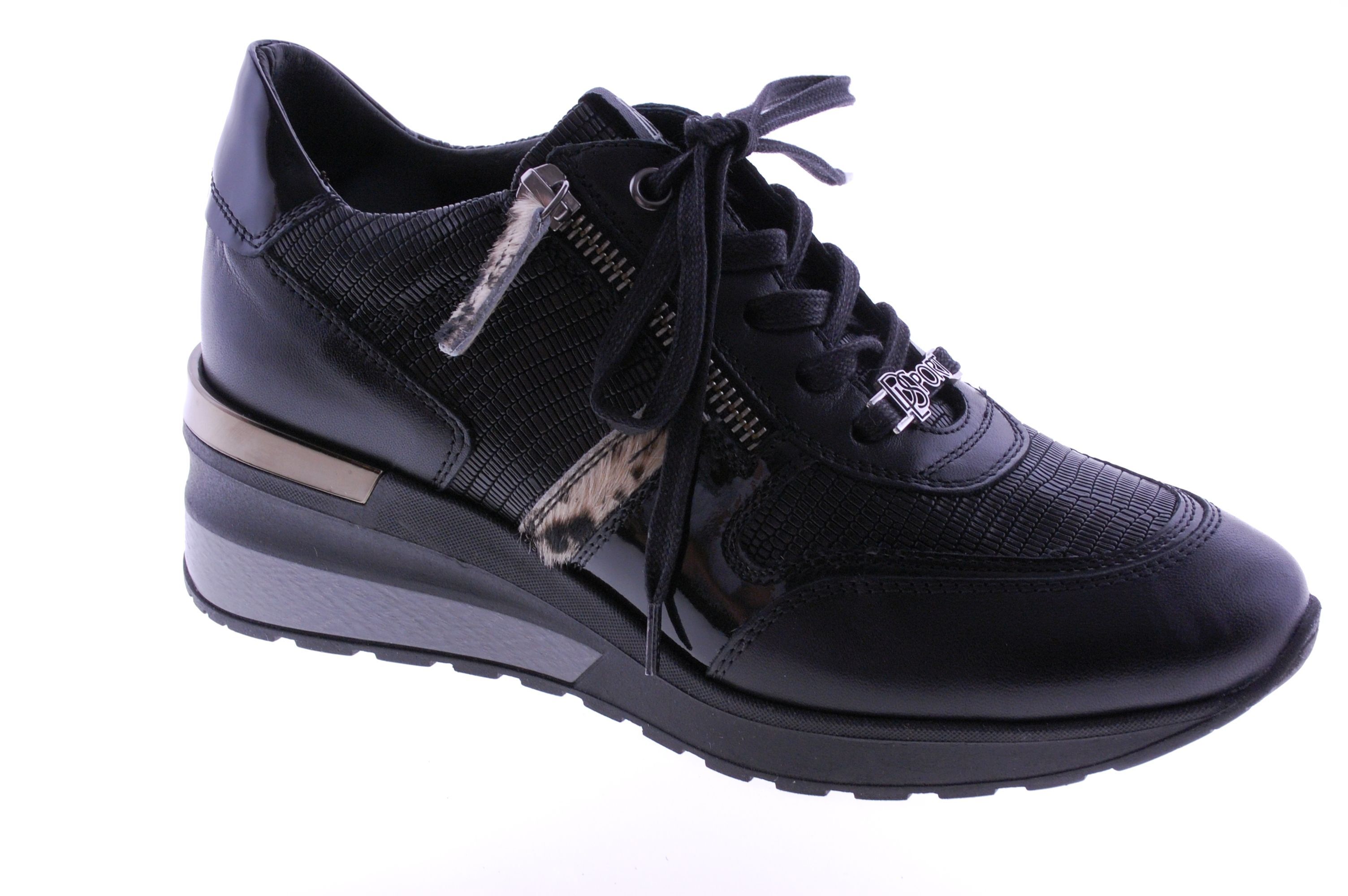 Dl Sport Zwart Leder Sneaker voor | Schoenen Ruytings