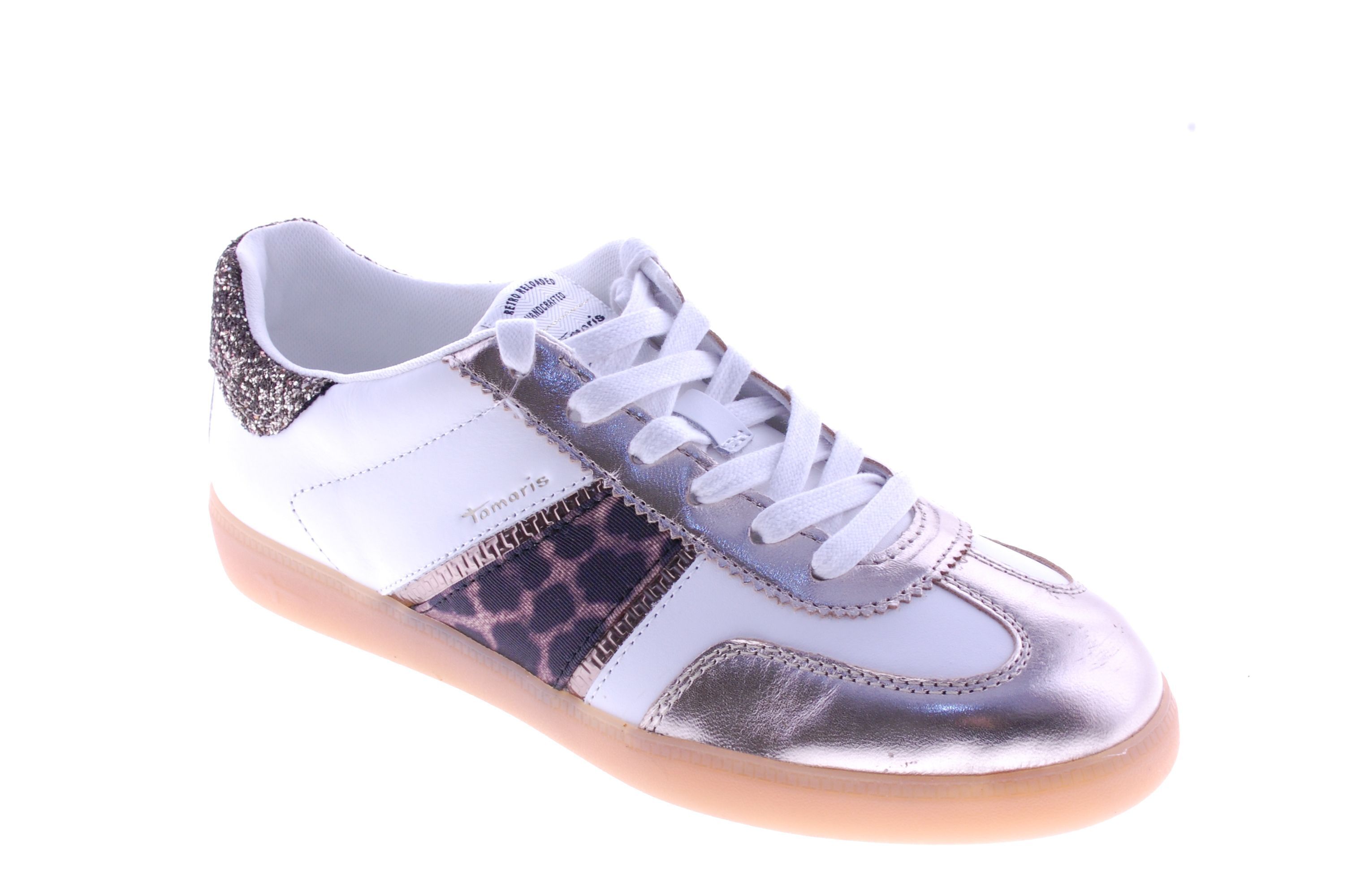 Tamaris - Sneaker - Leder - Wit