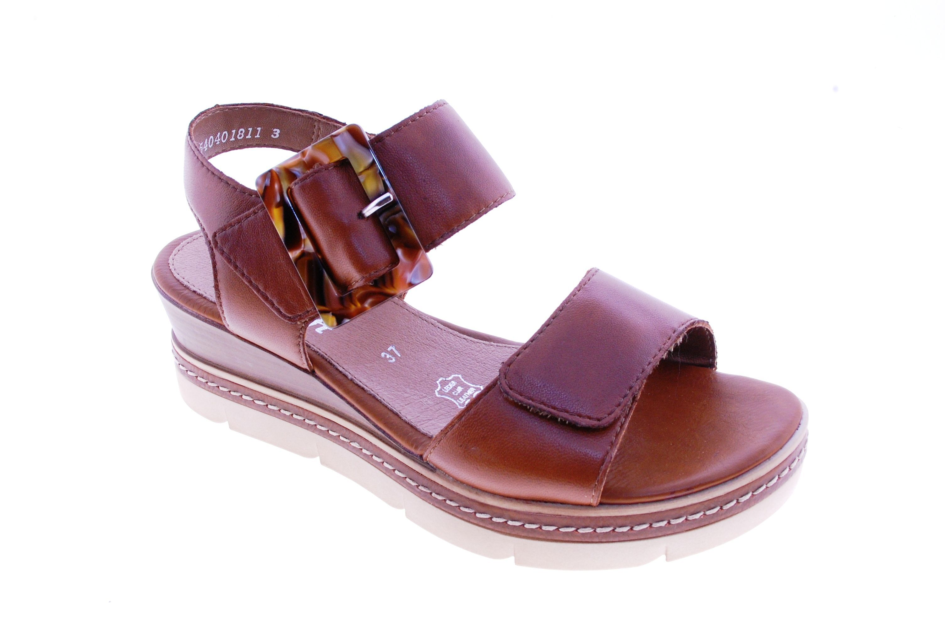 Remonte - Sandaal - Leder - Cognac