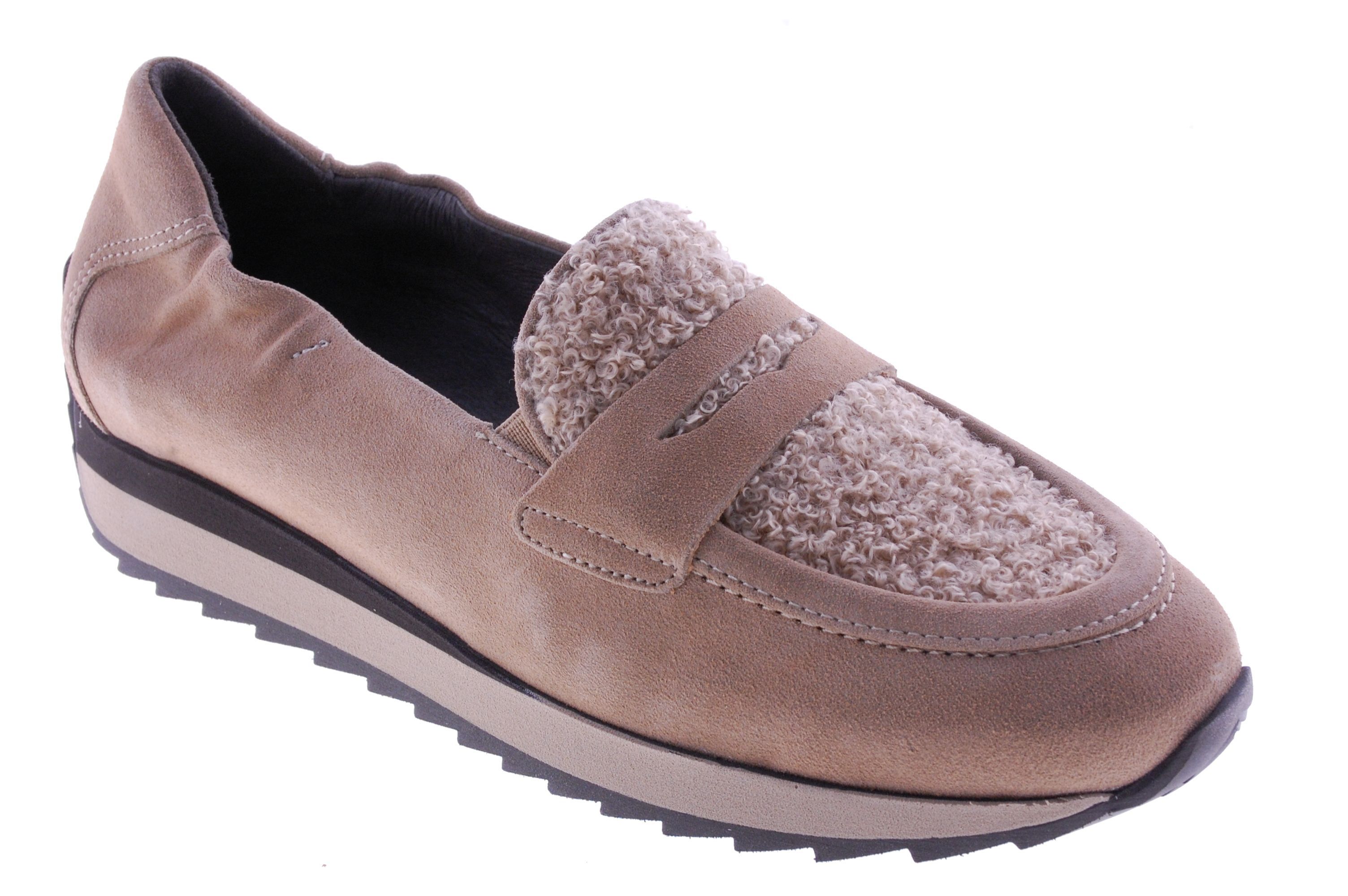 Softwaves - Mocassin / Slip On - Nubuck - Taupe