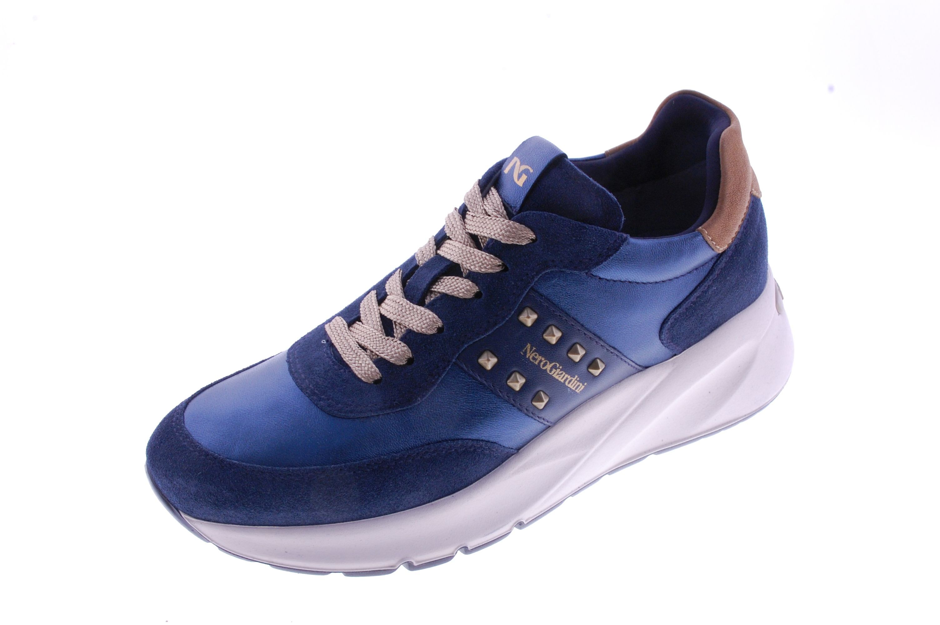 Nero Giardini - Sneaker - Leder - Blauw