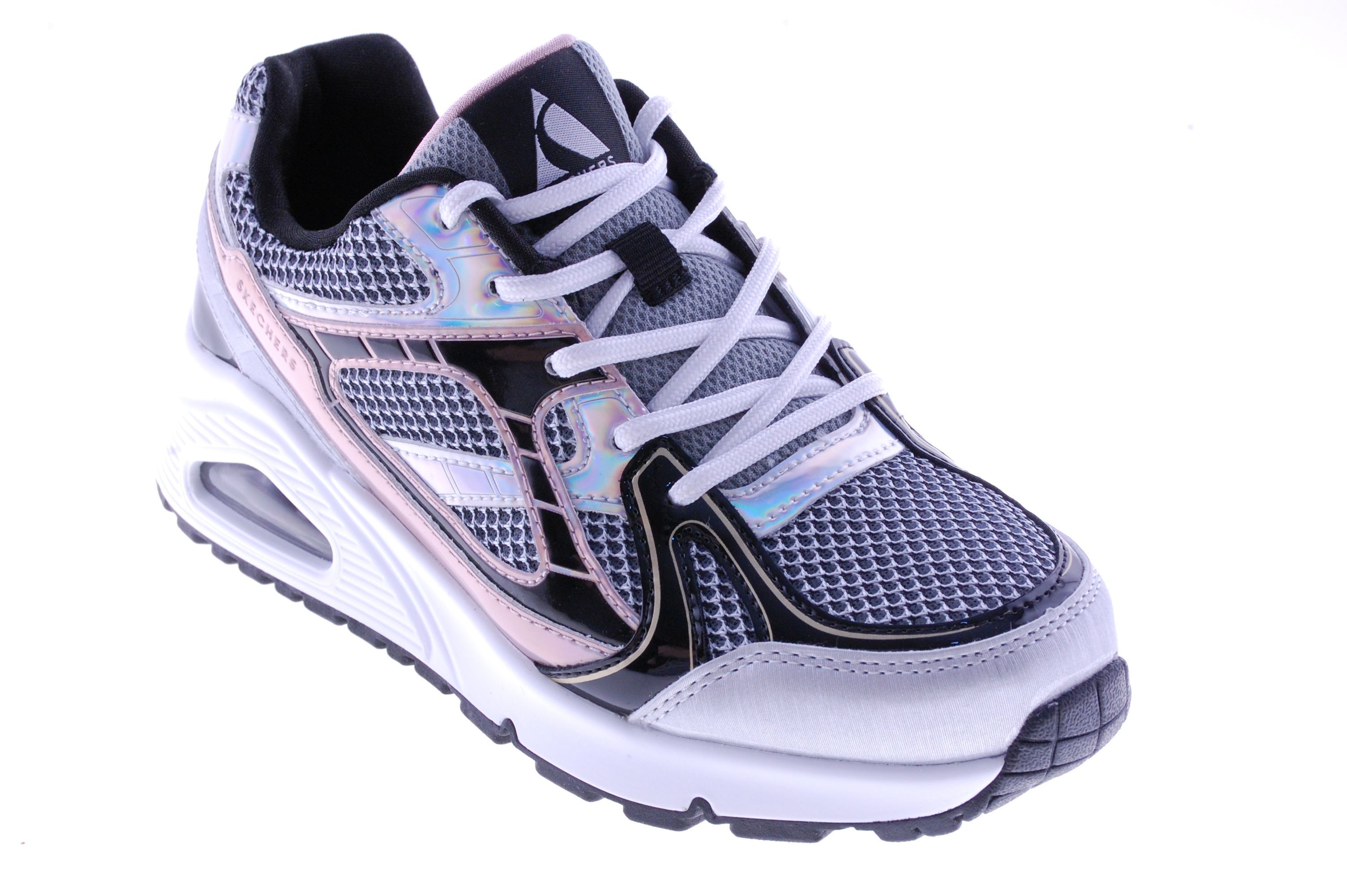 Skechers - Sneaker - Stof - Zilver