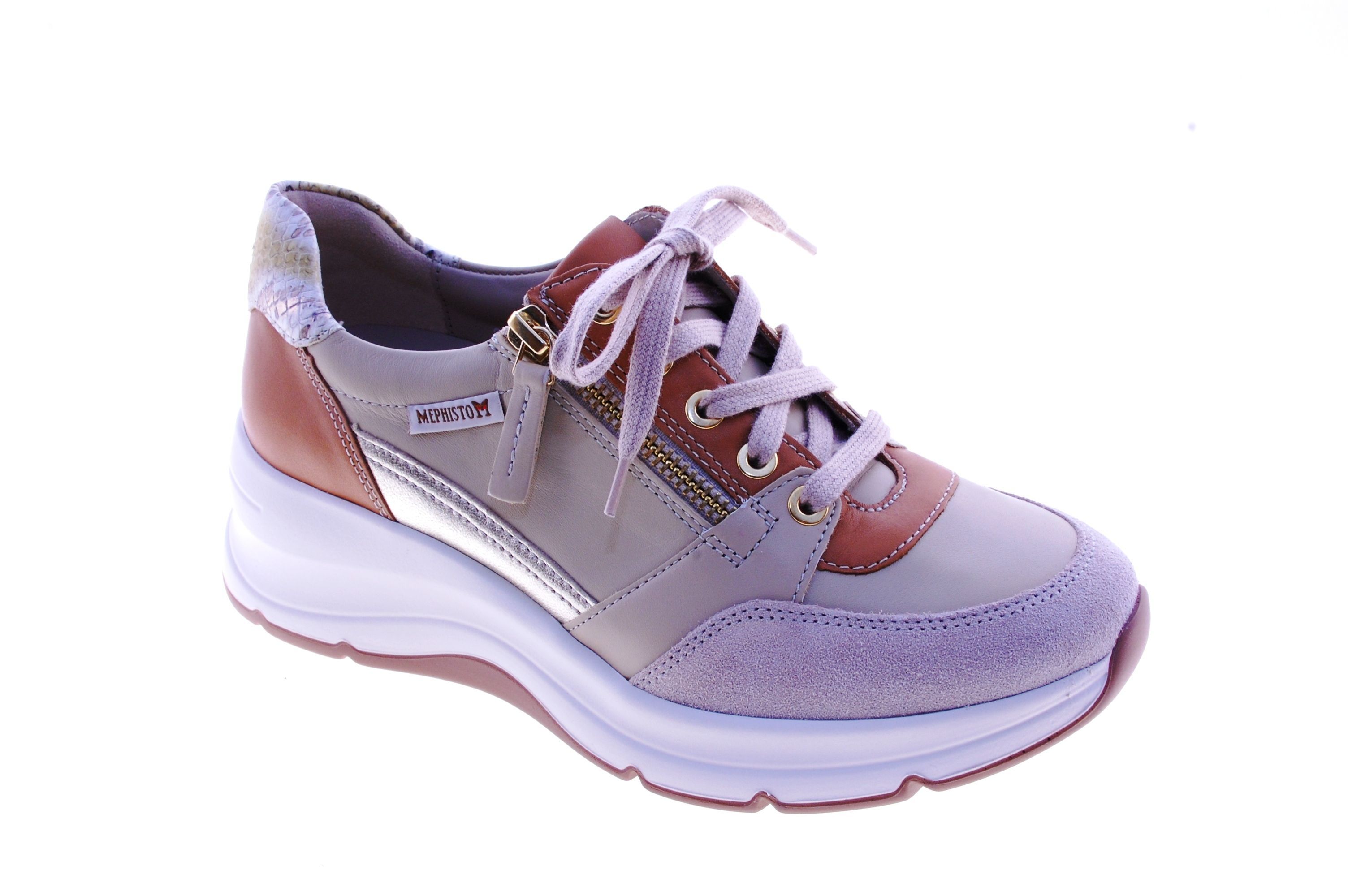 Mephisto - Sneaker - Leder - Beige