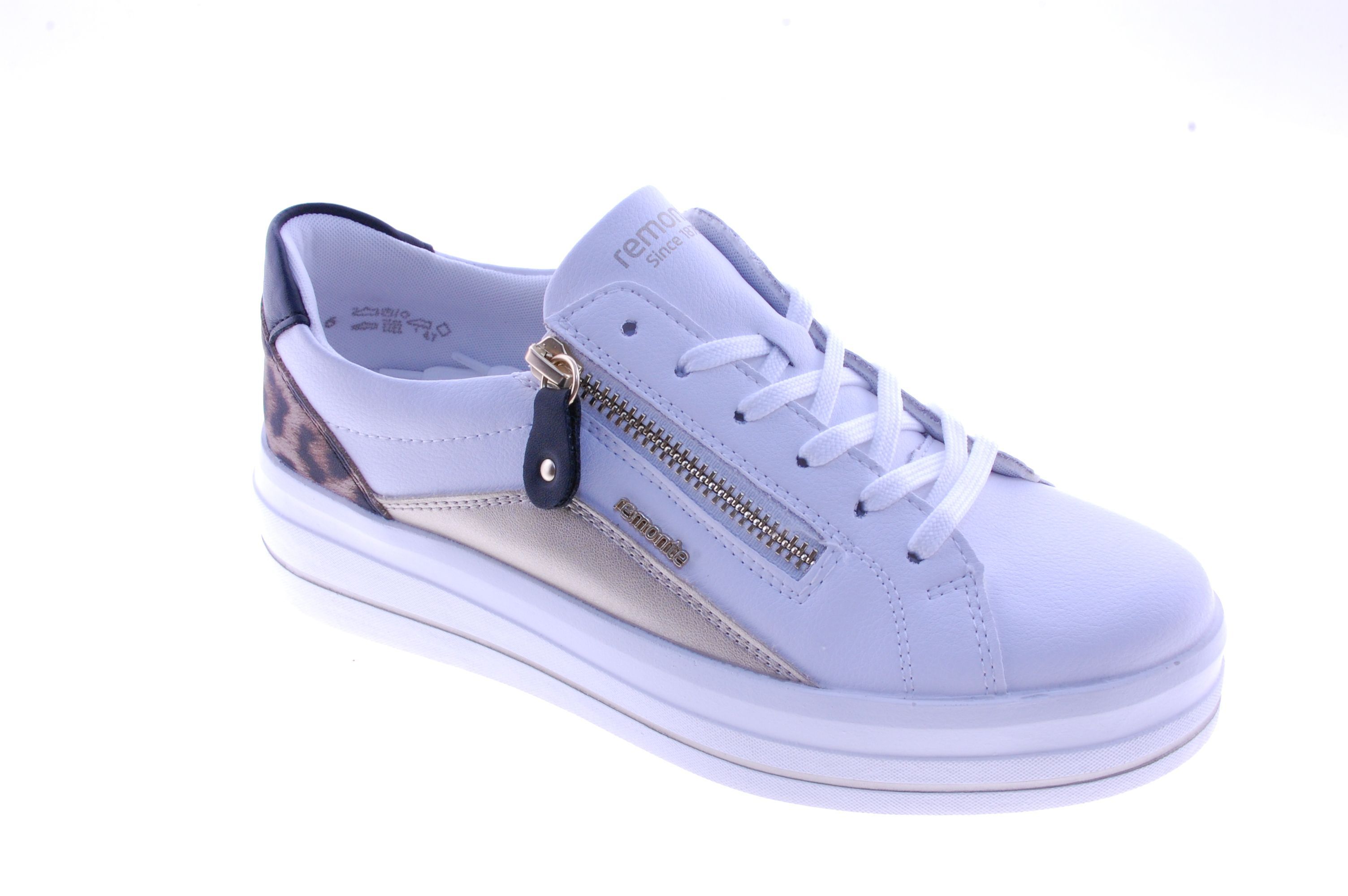 Remonte - Sneaker - Leder - Wit