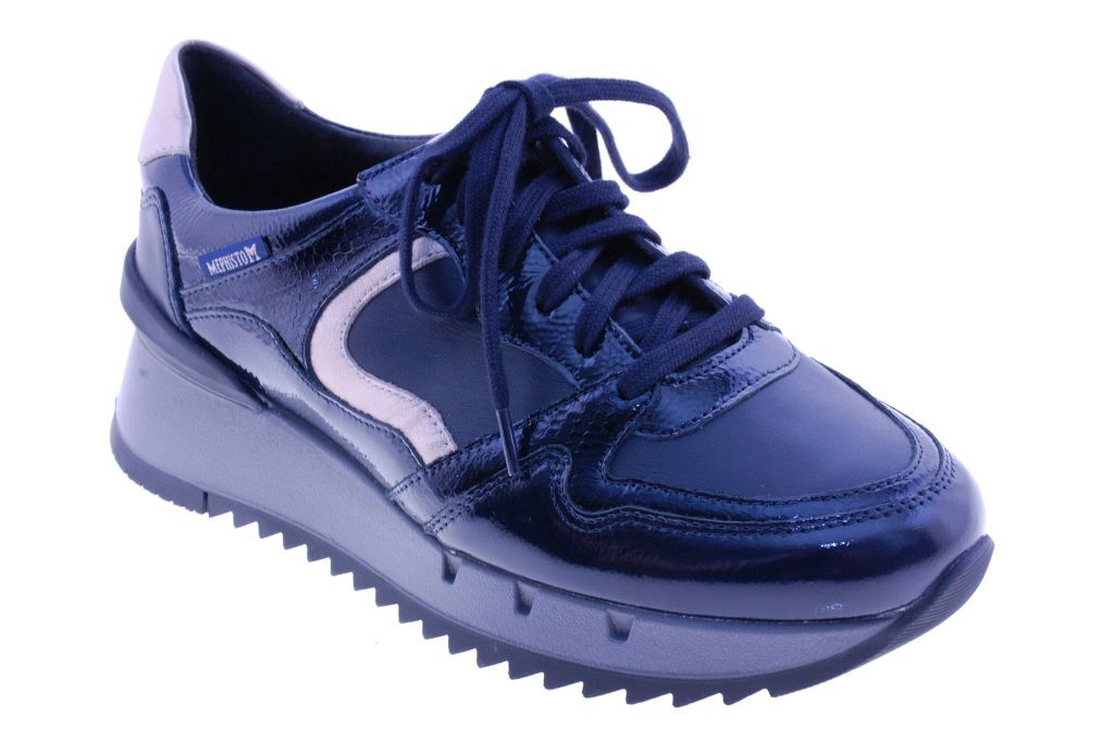 Mephisto - Sneaker - Nubuck - Blauw