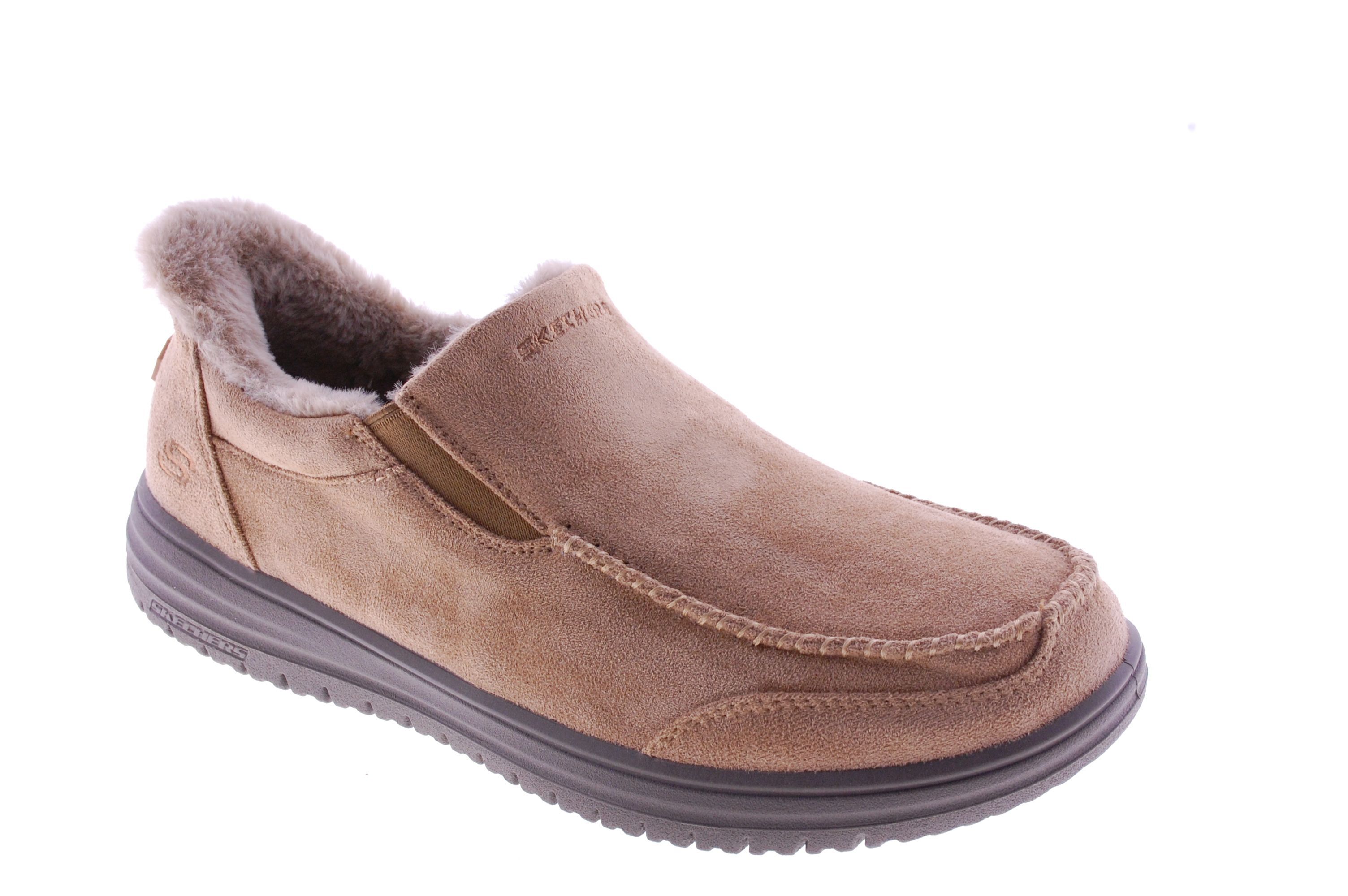 Skechers - Pantoffel - Stof - Camel