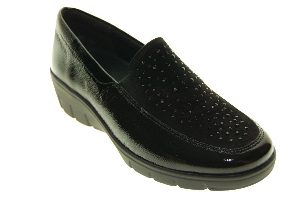 Semler - Mocassin / Slip On - Lak - Zwart