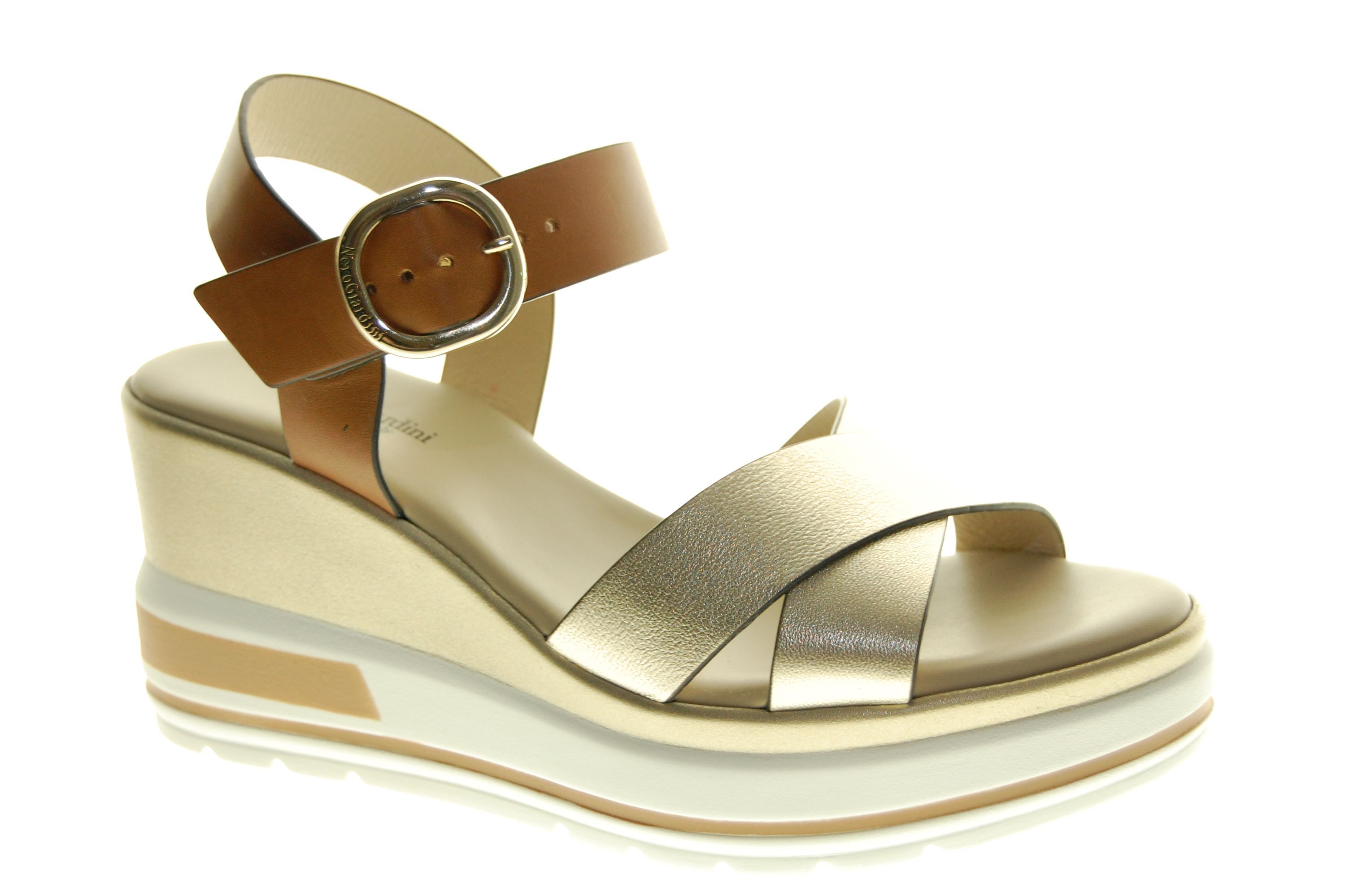 Nero Giardini - Sandaal - Metalic - Cognac