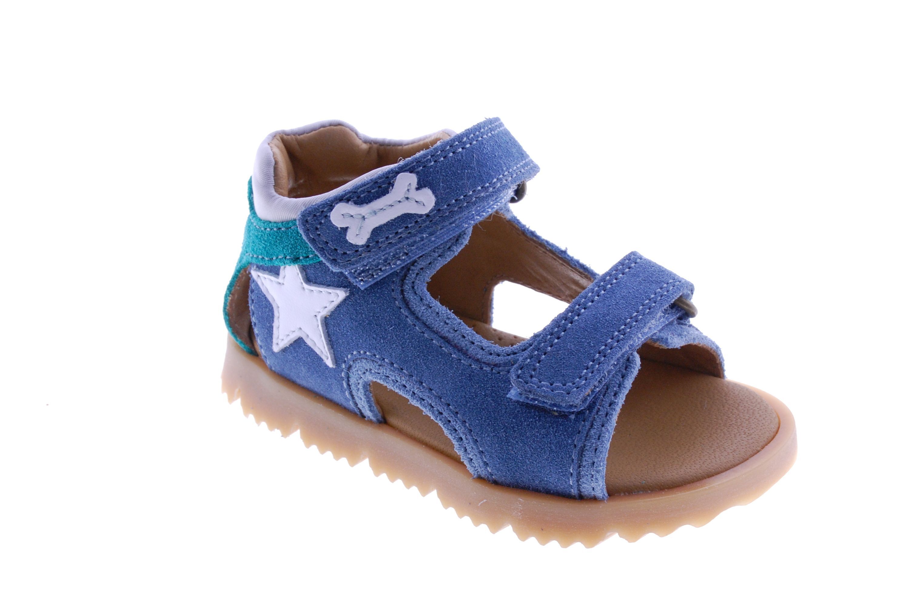 Stones And Bones - Sandaal - Nubuck - Blauw