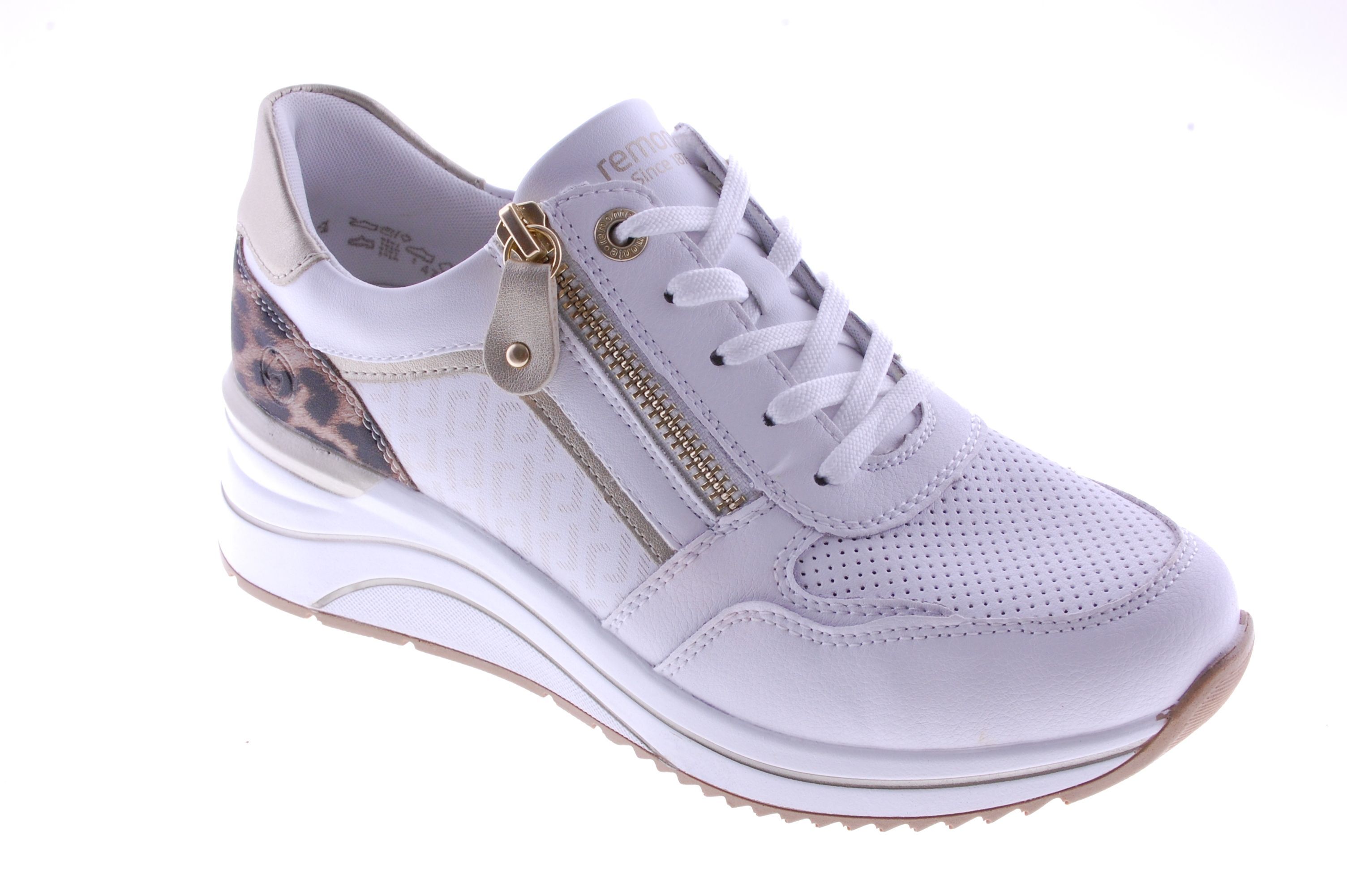 Remonte - Sneaker - Leder - Wit