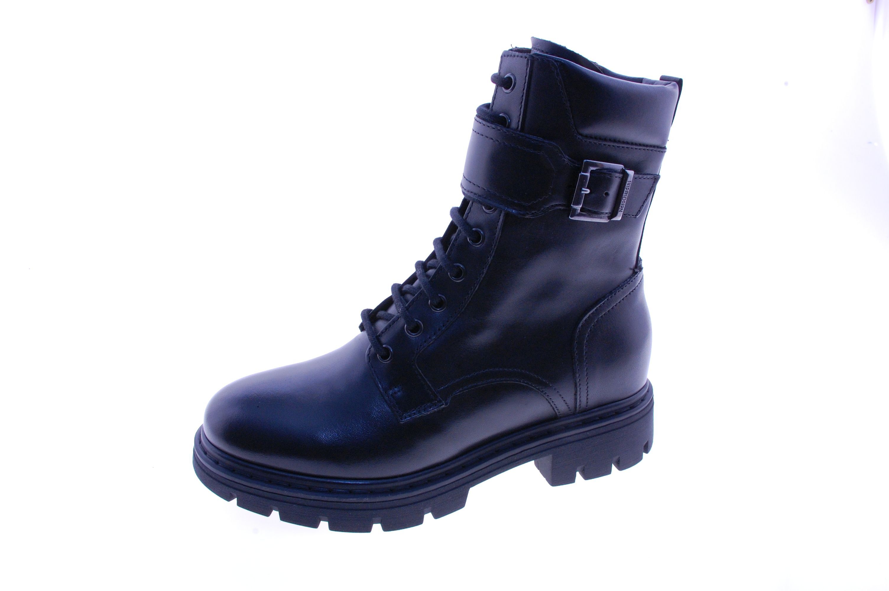 Nero Giardini - Enkellaars - Leder - Zwart