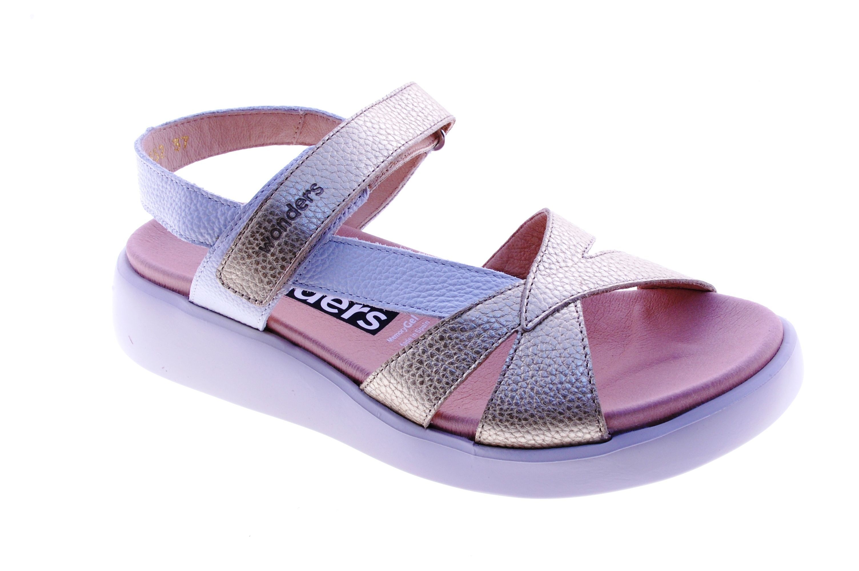 Wonders - Sandaal - Leder - Goud