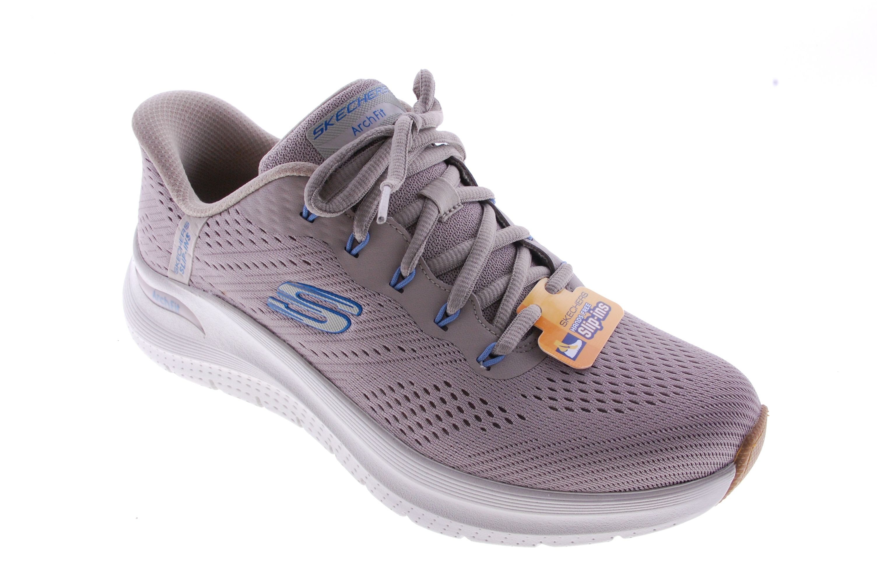 Skechers - Sneaker - Stof - Taupe