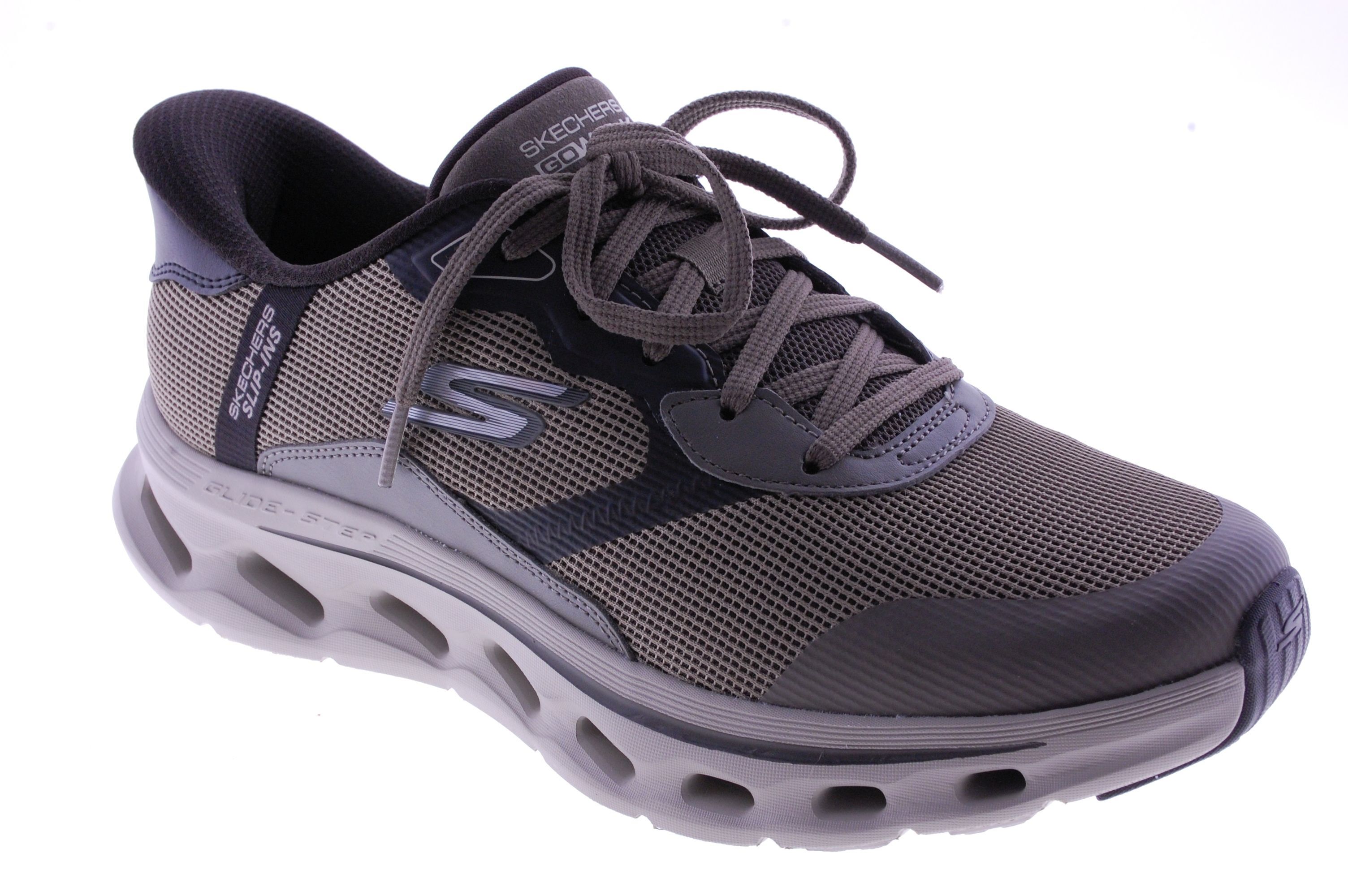 Skechers - Sneaker - Stof - Taupe