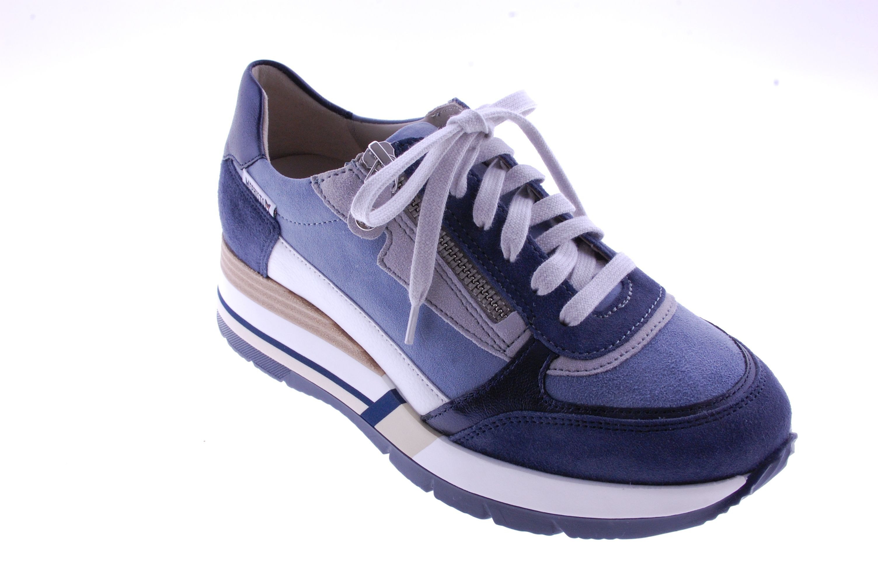 Mephisto - Sneaker - Nubuck - Blauw