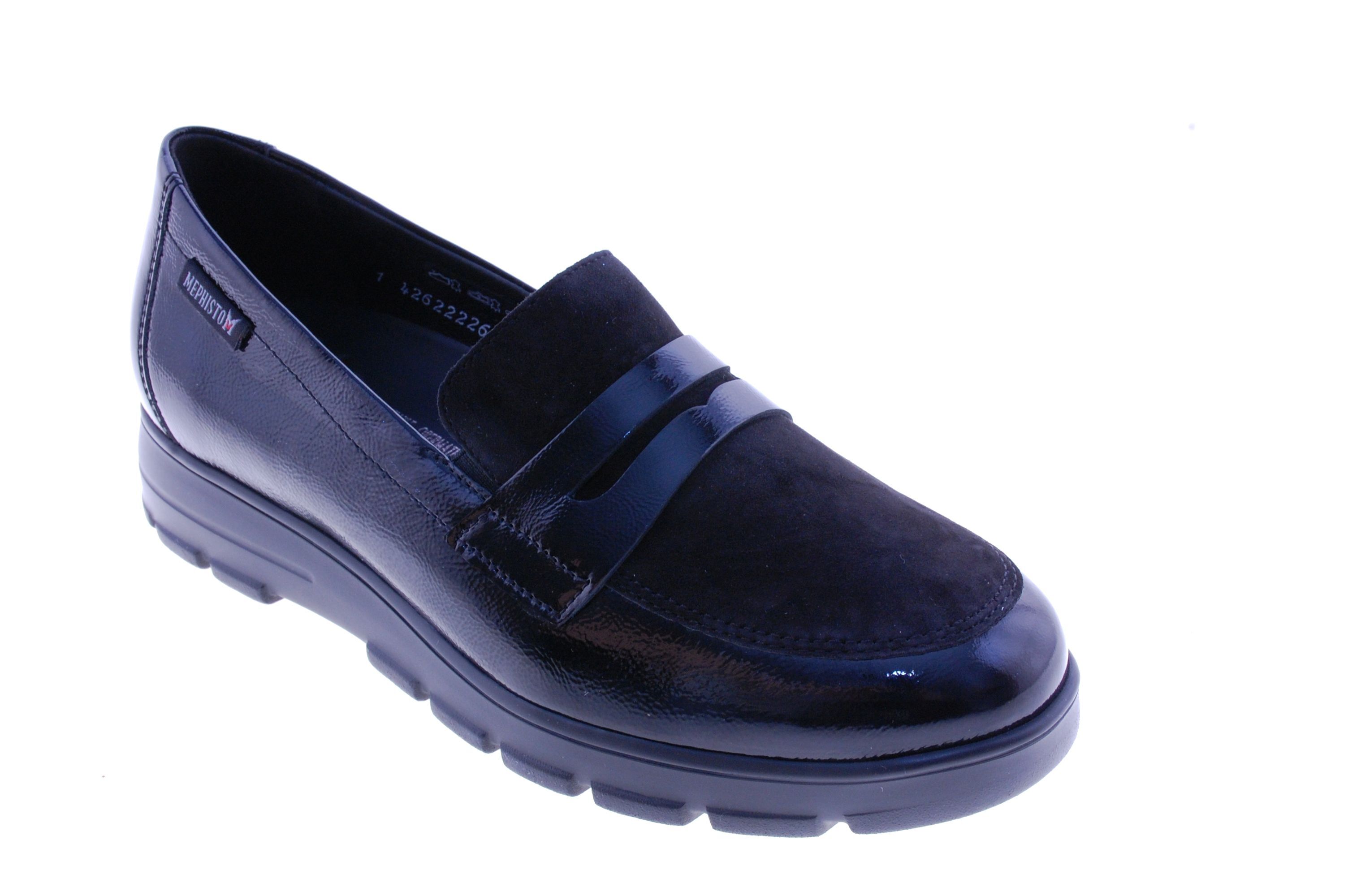 Mephisto - Mocassin / Slip On - Lak - Zwart